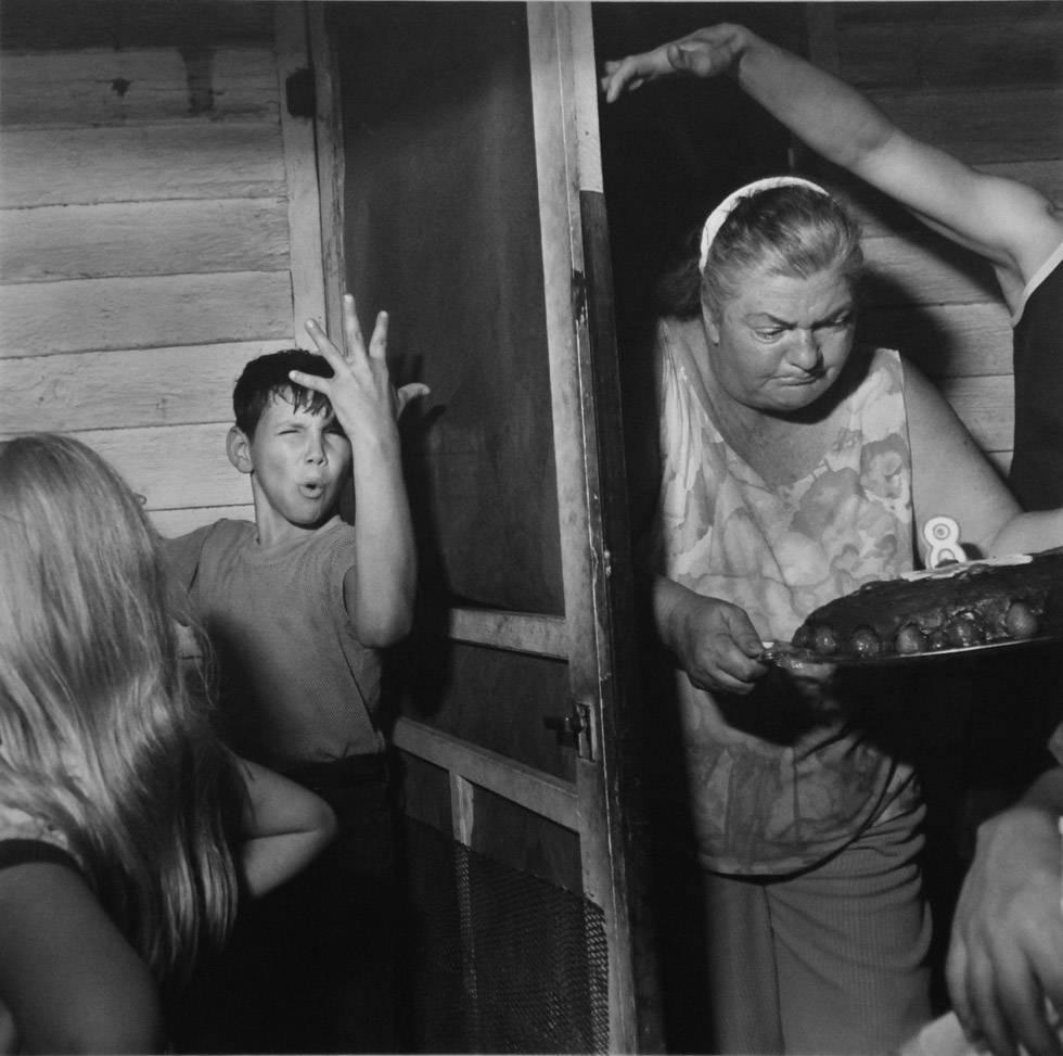 Larry Fink Black and White Photograph - Pat Sabatine's 8th Birthday Party