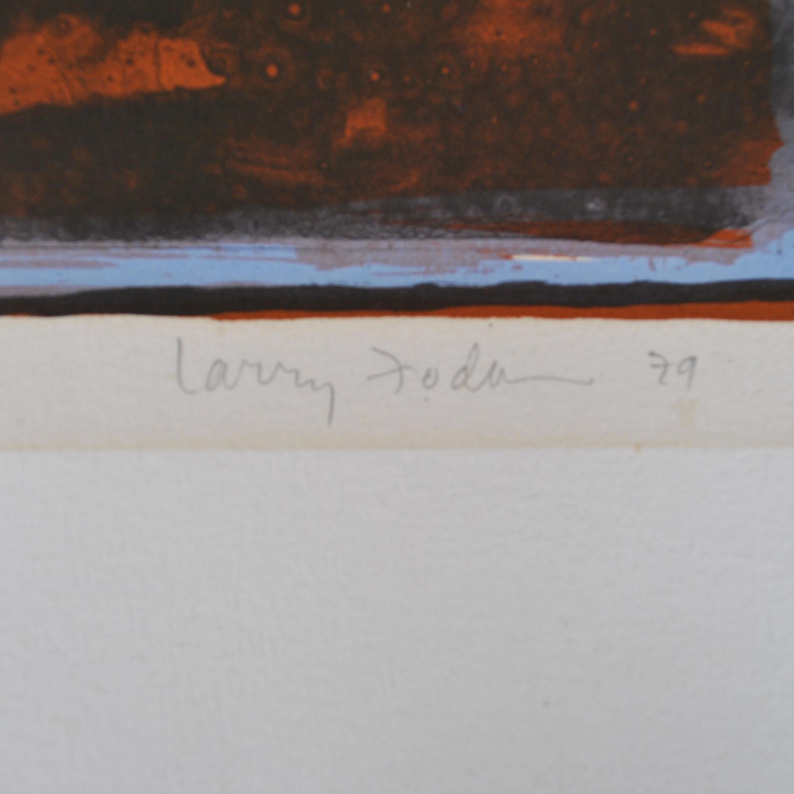 Modern Larry Fodor Buffalo State 1 Signed and Numbered Lithograph, 1979 'MR12311'