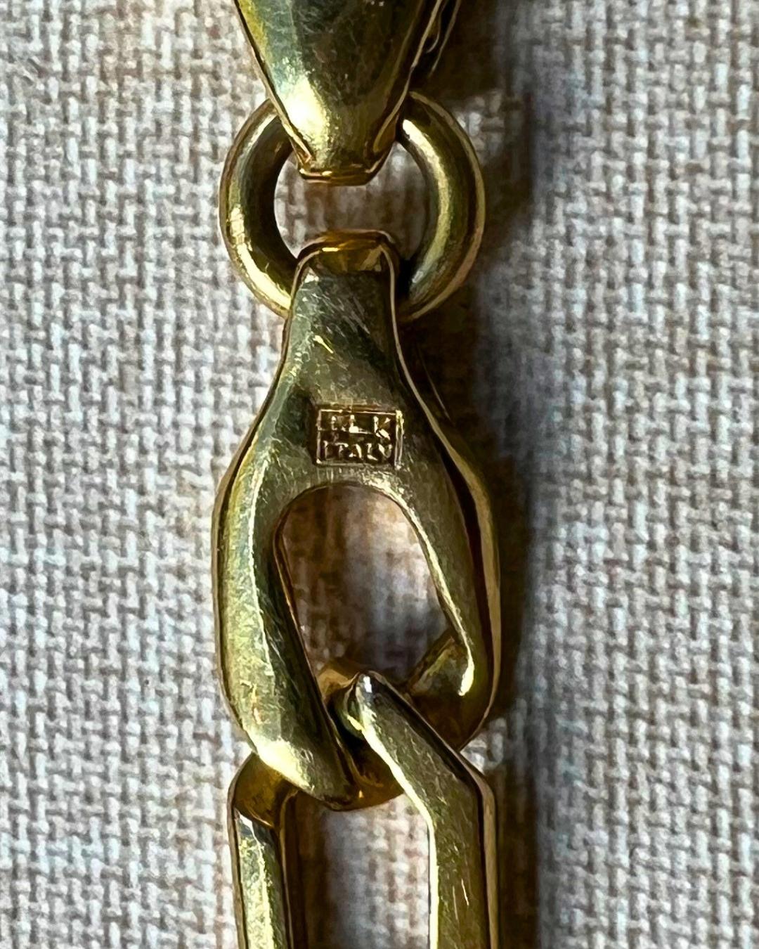 da uomo o donna Larry Golsh Collana con ciondolo in turchese e tufo fuso in oro in vendita
