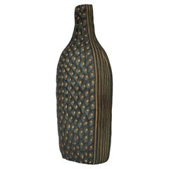 Larry Halvorsen Studio Pottery Sgraffito-Vase