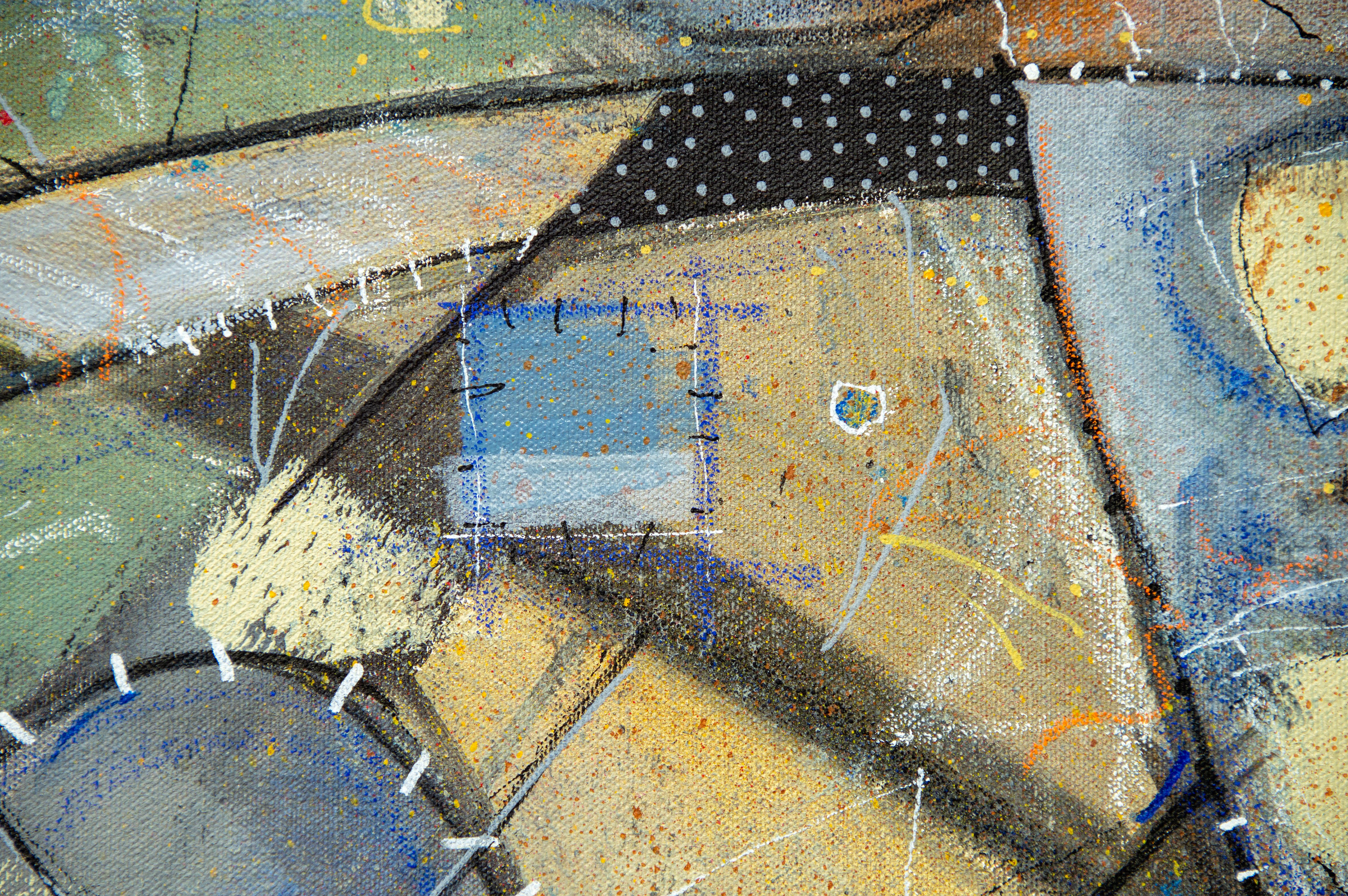 „Canola Fields Diptychon“, von Larry Hefner, Acryl-Gemälde in Mischtechnik, 2023 im Angebot 8
