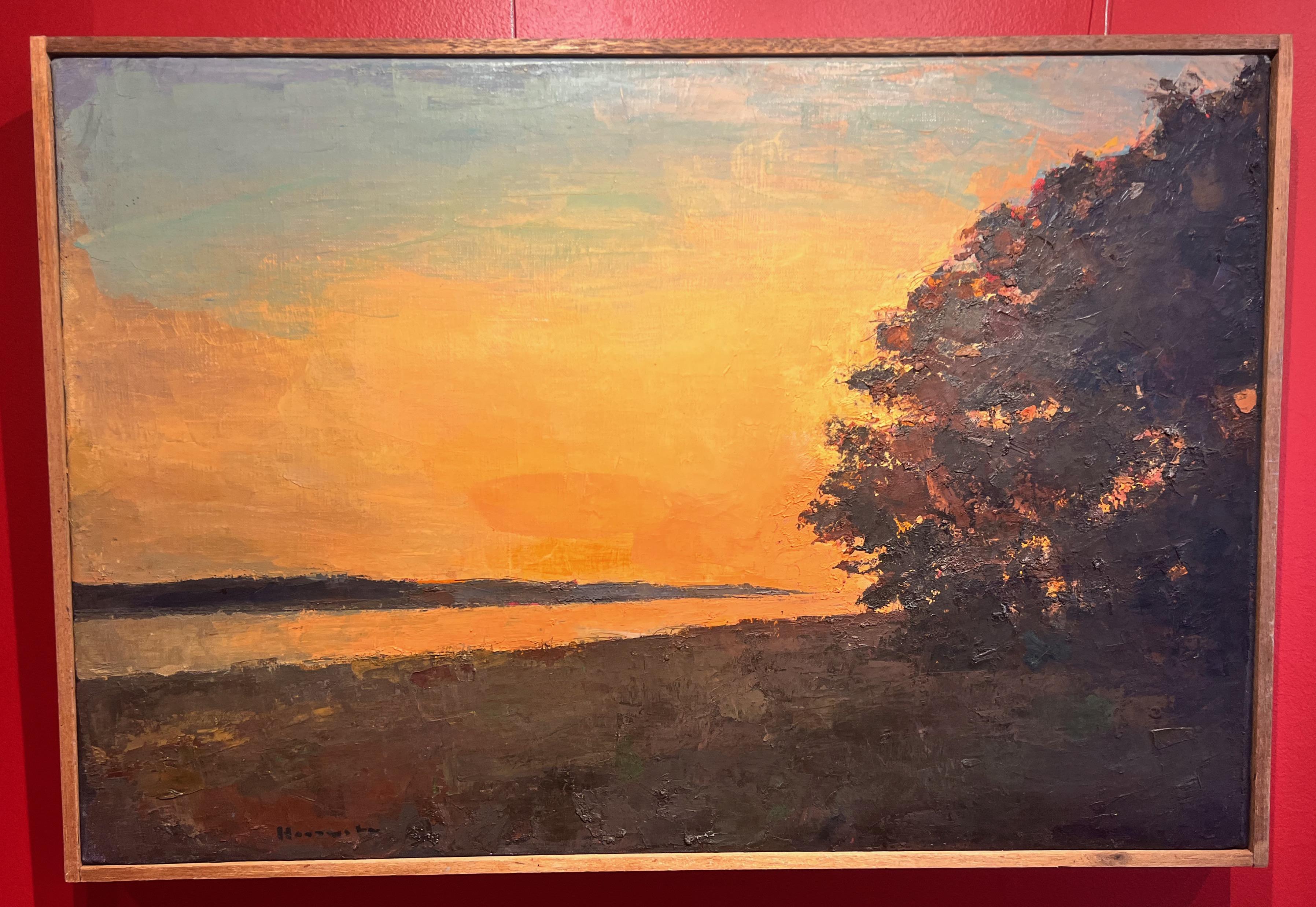 “People sometimes ask me how I start a painting. Starting a painting is easy. I just put down two strokes of color. The interaction between these two marks is the beginning of the dialogue that will develop within the painting. As more dabs of color