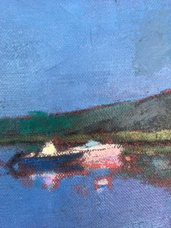 "Chilmark Cove" Martha A.Moore, amarres, quai, reflet, bateaux à moteur, mer