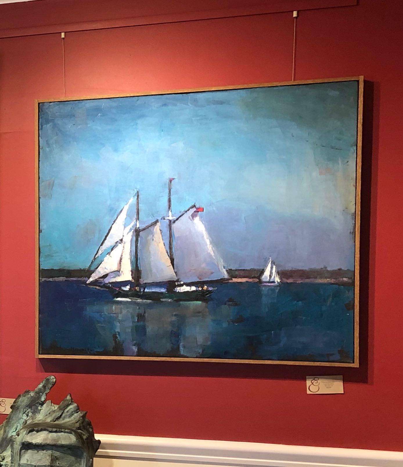 paintings of sailboats in water
