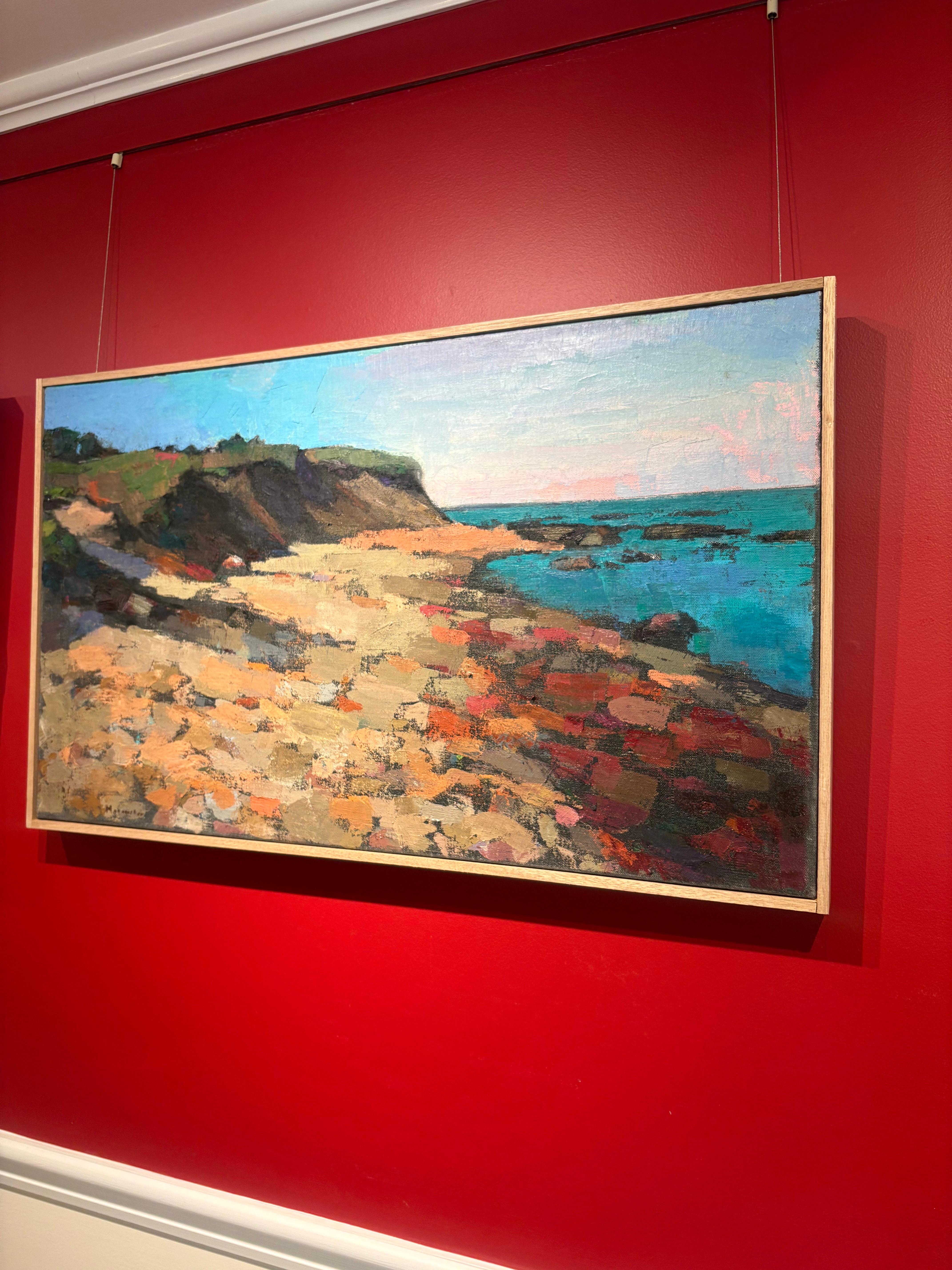 “People sometimes ask me how I start a painting. Starting a painting is easy. I just put down two strokes of color. The interaction between these two marks is the beginning of the dialogue that will develop within the painting. As more dabs of color