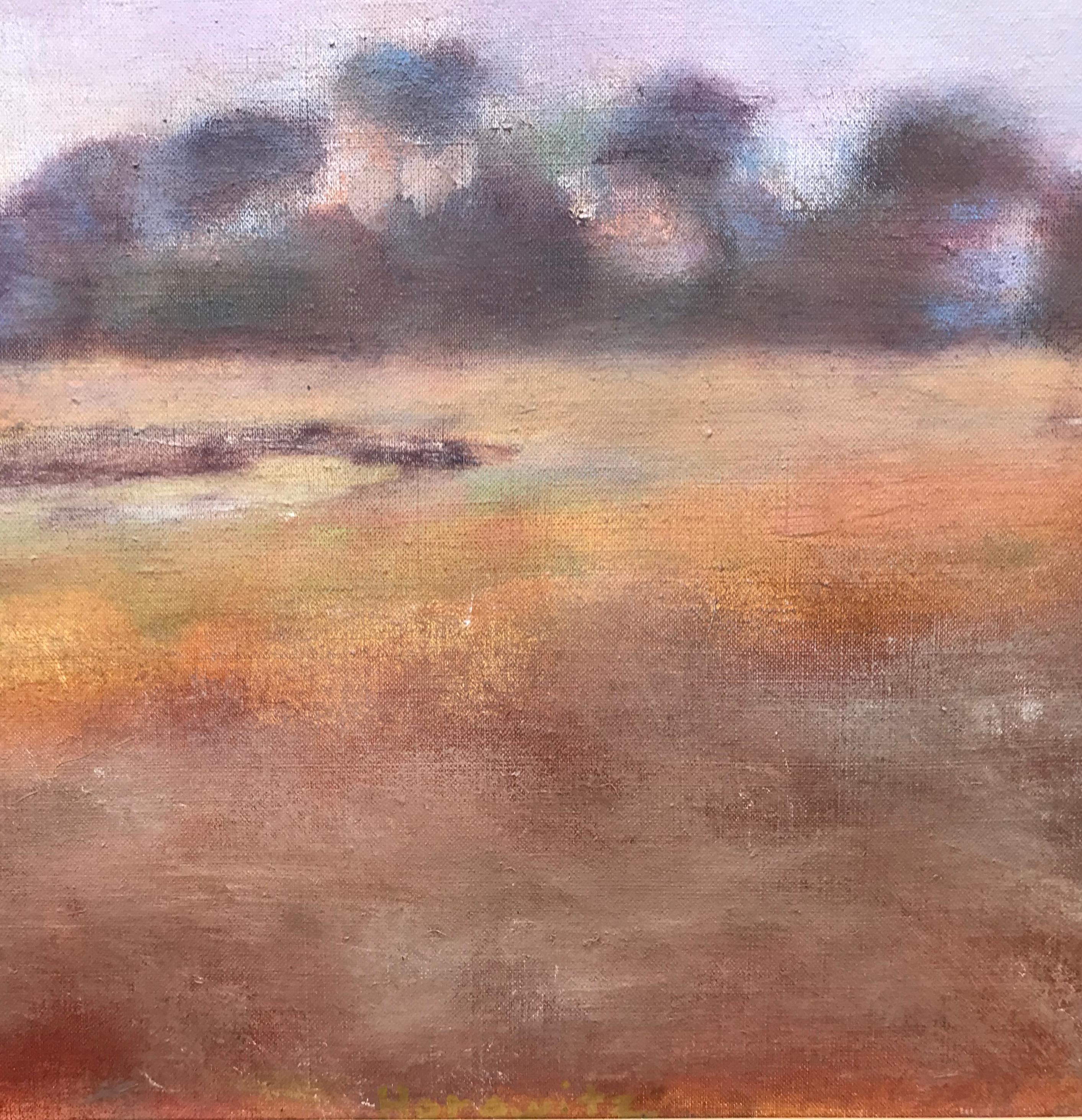 “Rainy Marsh” - Painting by Larry Horowitz