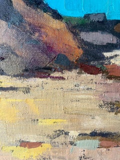 "Rocky Beach" dunes de sable, falaises d'argile, rivage sablonneux, bleu turquoise, océan