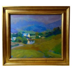 Larry Horowitz Estanque en la niebla Pintura al óleo sobre lienzo
