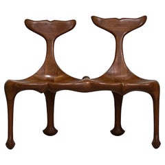 Larry Hunter Studio Craft 
Whale Tail
 Bench