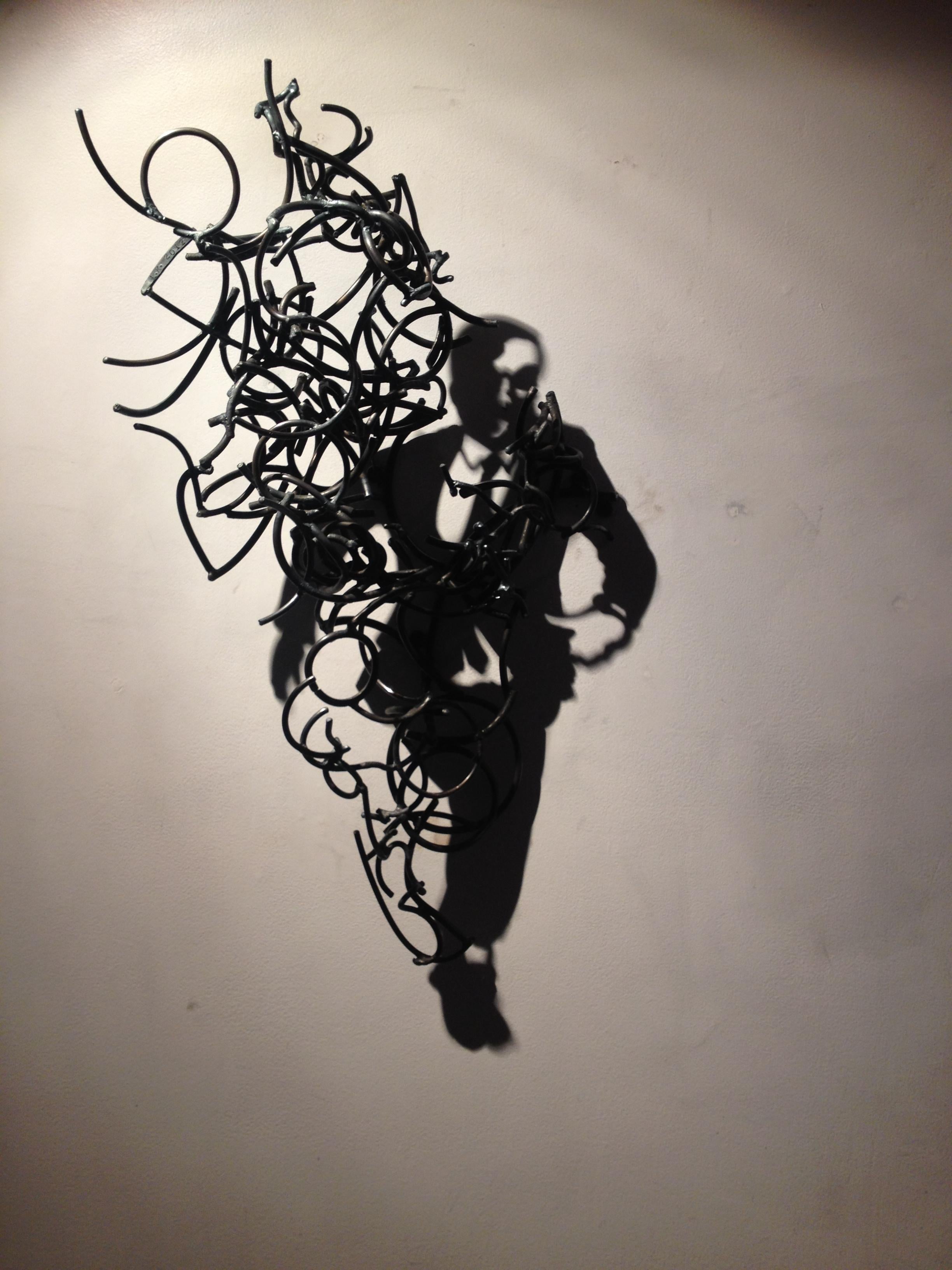 Larry Kagan Abstract Sculpture - Running Man 