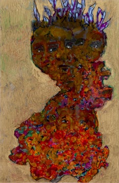 Hécate, la déesse à trois têtes (Pareidolia de la série « Le Mur français », n° 47)