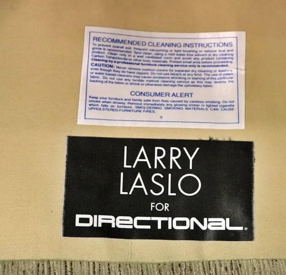 Larry Laslo entworfene Stühle für Directional (20. Jahrhundert) im Angebot