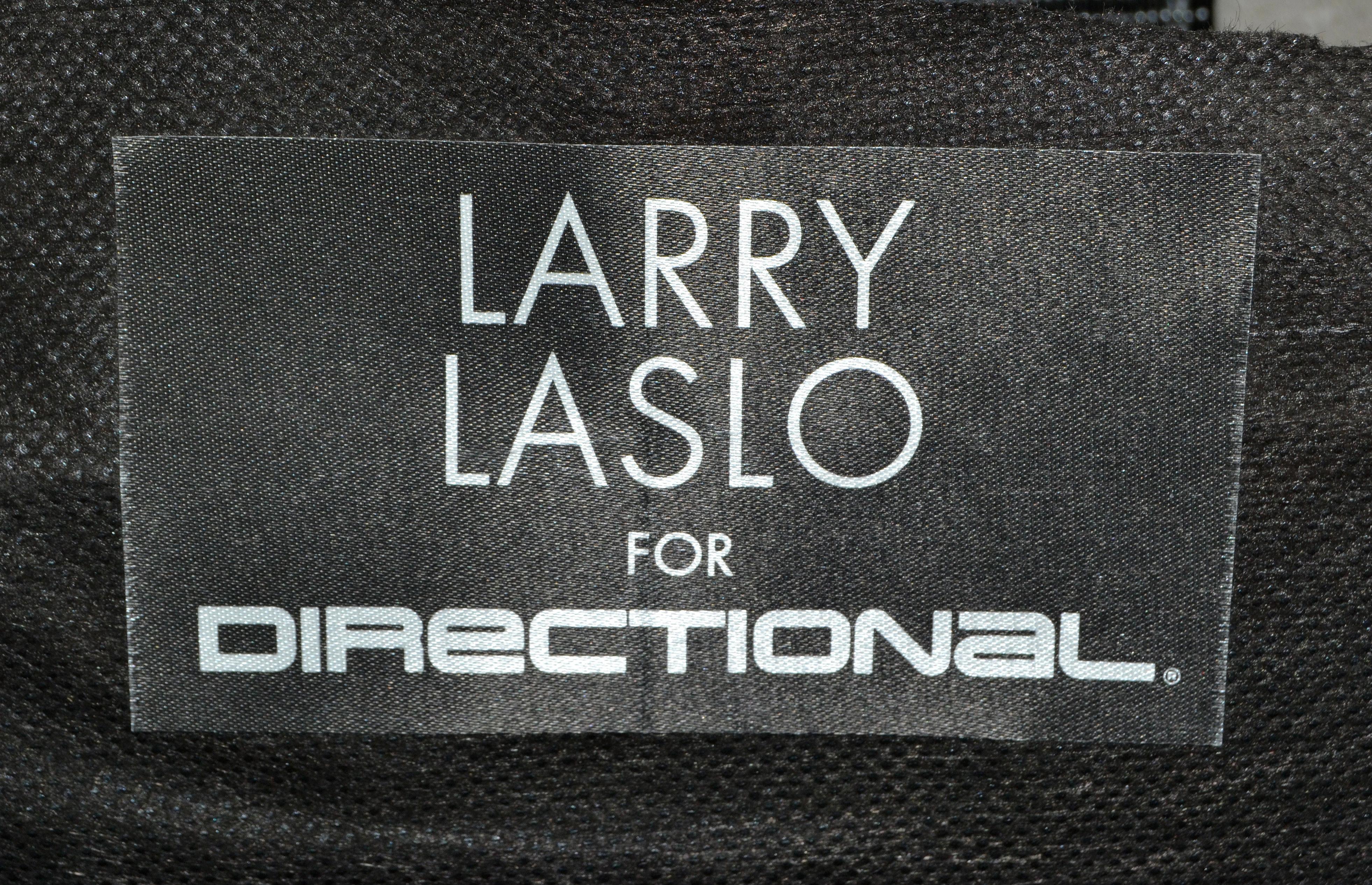 Larry Laslo for Directional Art Deco Oval Beige Bouclé Sofa Golden Diamond Legs For Sale 5