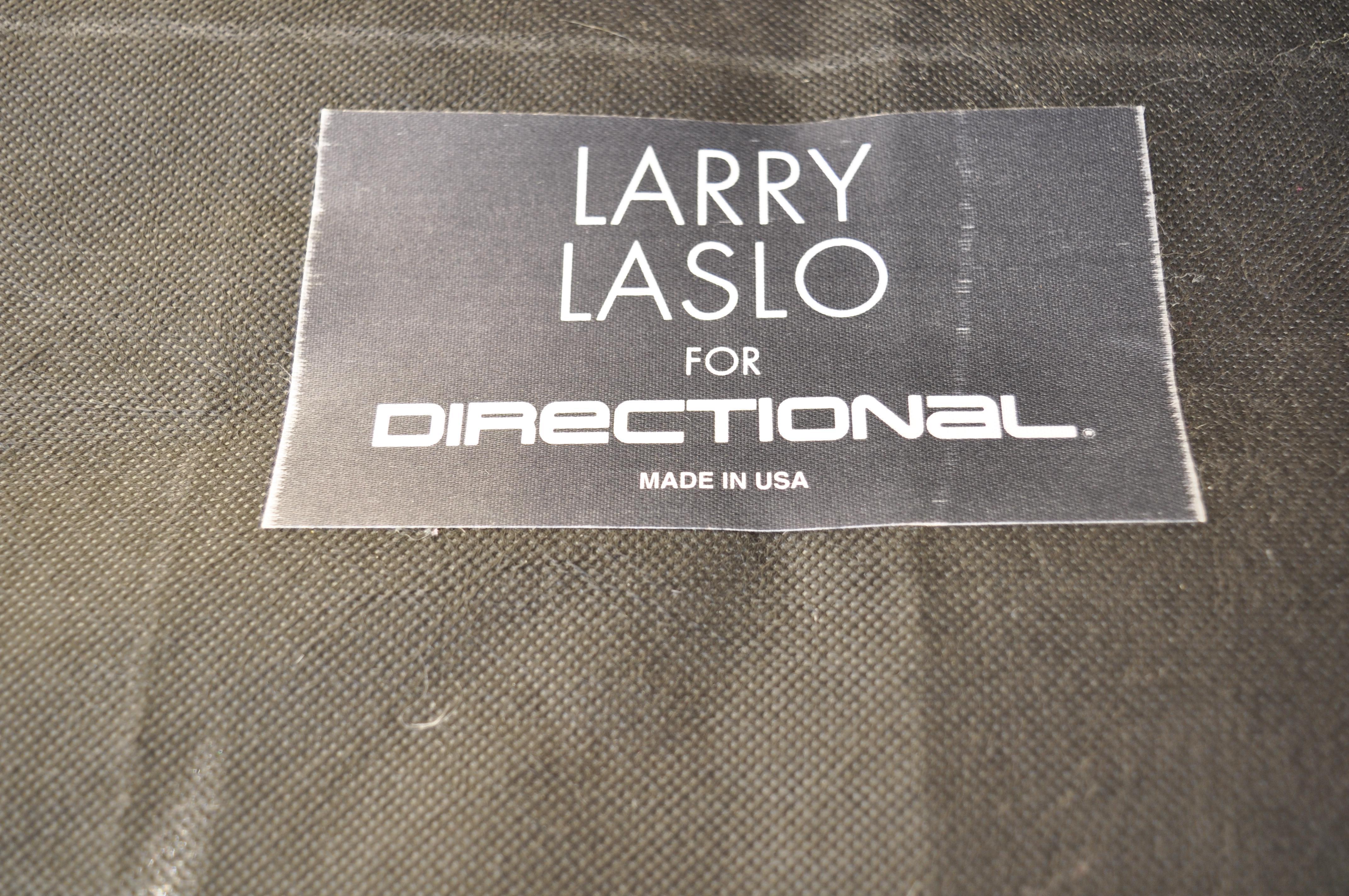 Larry Laslo für Directional Purple Modernes Sofa im italienischen Bauhaus-Stil mit Chrombeinen 3