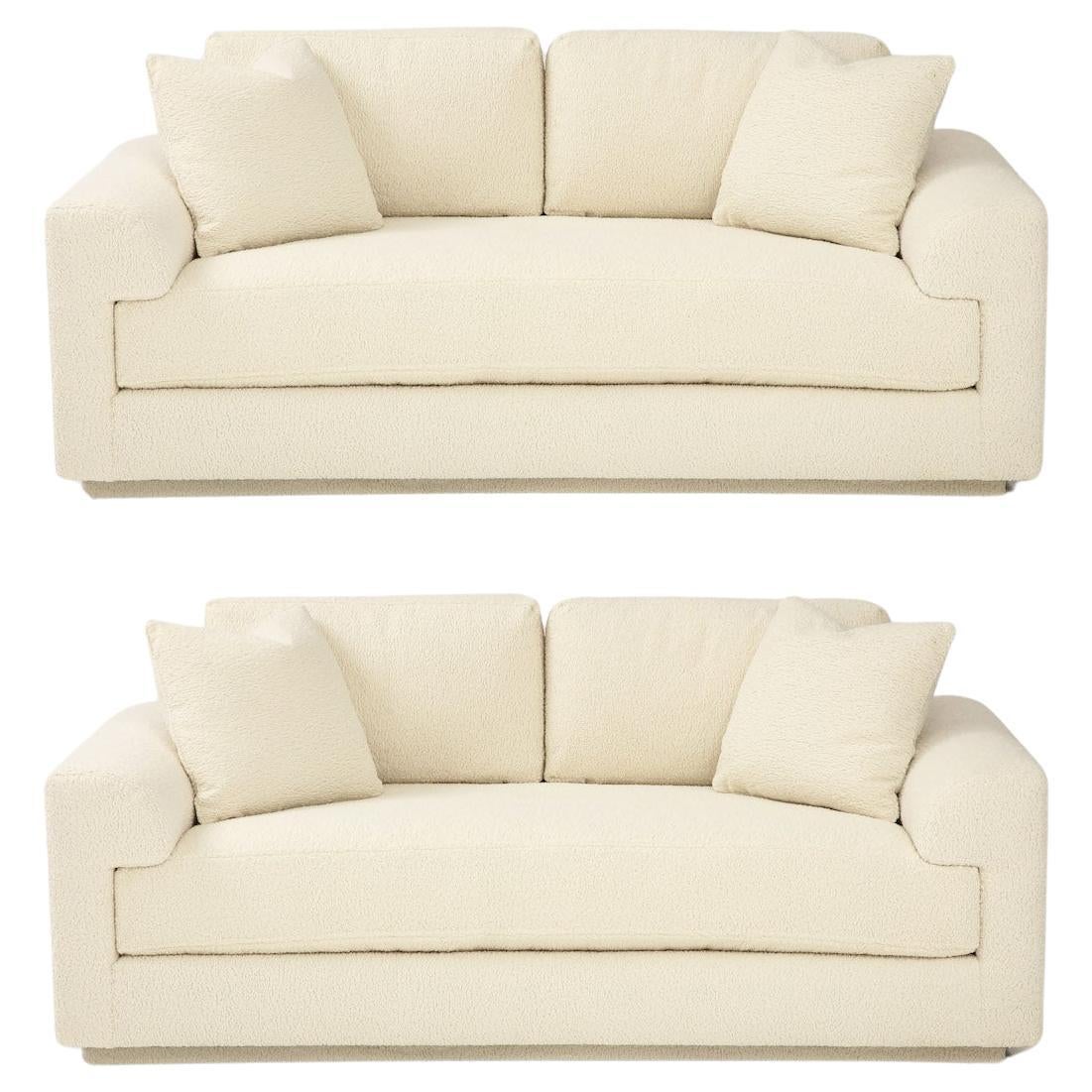 Larry Laslo for Directional Down Sofa, Pair Available For Sale