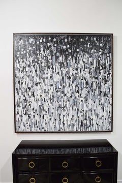 Larry Locke, "La folla", Acrilico su tela, data di scadenza 2019