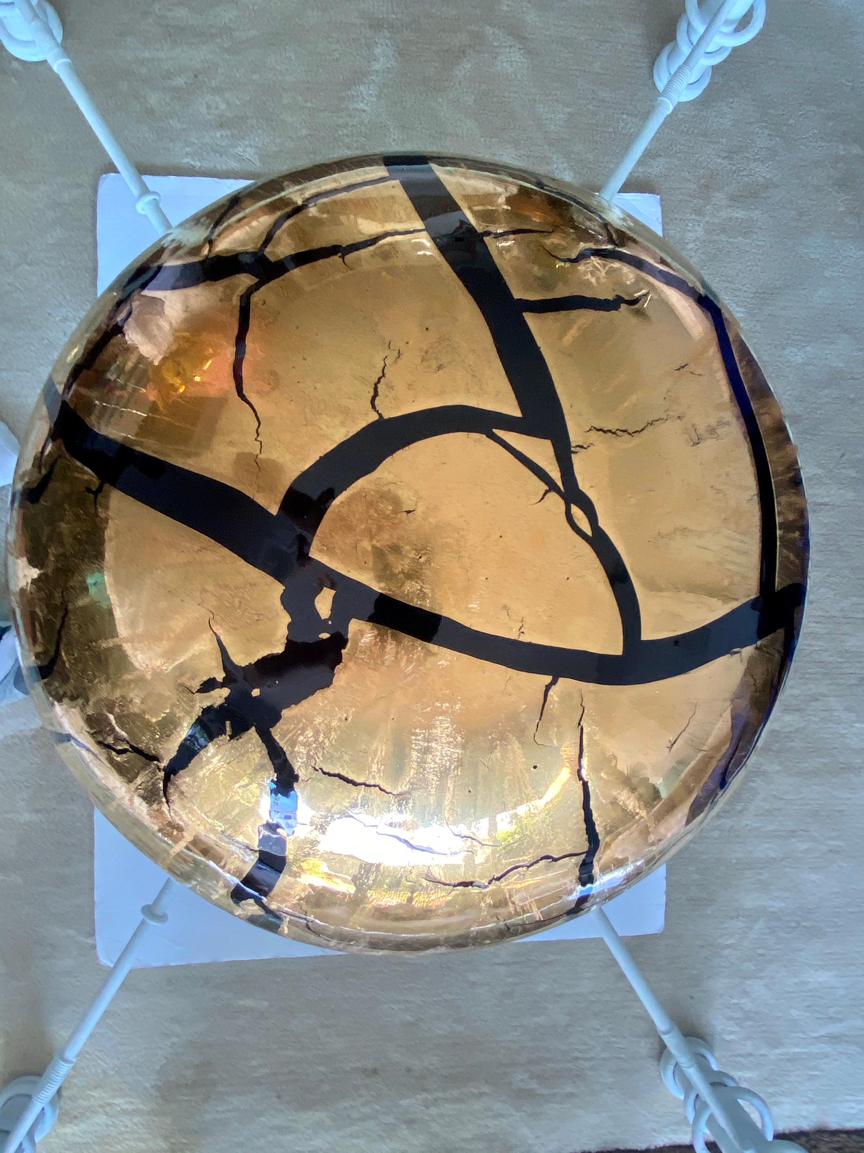 Larry Lubow Sphere Sculpture In Good Condition In North Miami, FL