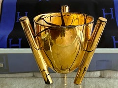 Larry Lubow Three Footed Bowl