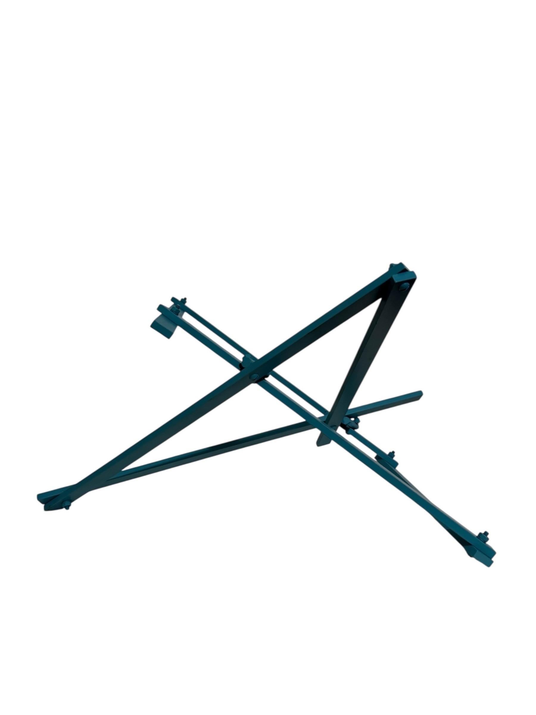 Barras II Escultura geométrica expresionista abstracta pintada a boceto Larry Mohr en venta 14