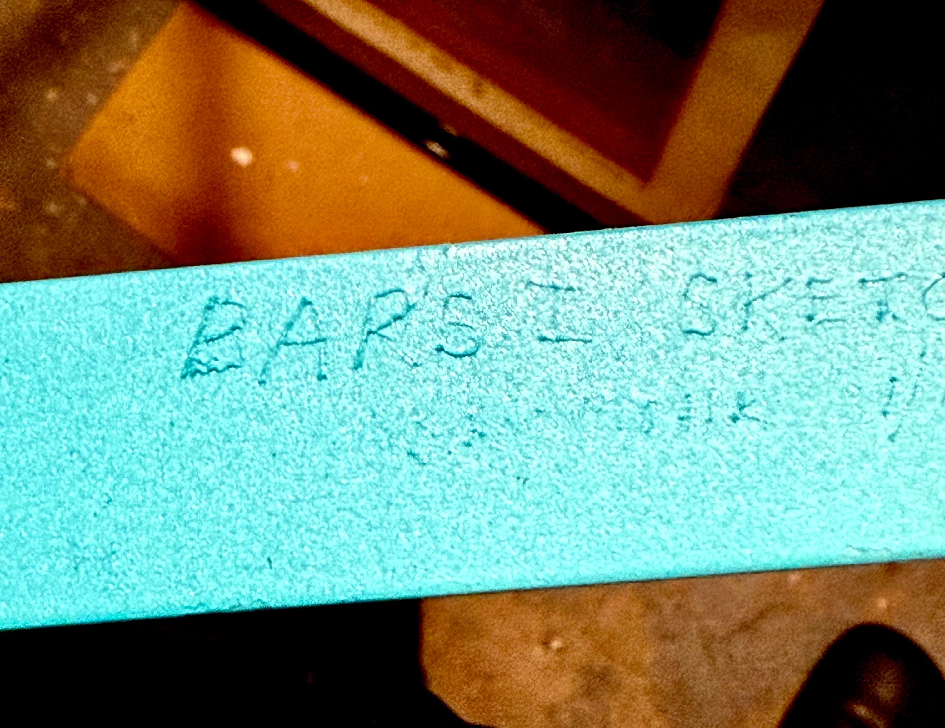 Barras II Escultura geométrica expresionista abstracta pintada a boceto Larry Mohr en venta 18