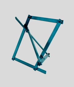 Bars II Sketch Painted Abstract Expressionist Geometric Sculpture Larry Mohr