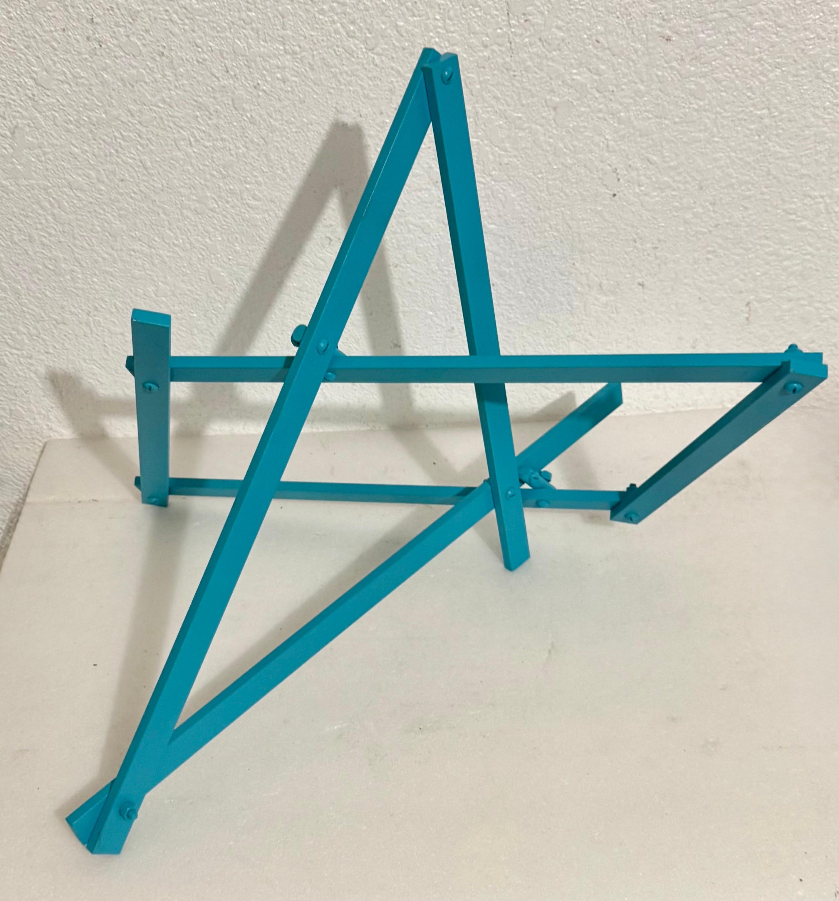 Barras II Escultura geométrica expresionista abstracta pintada a boceto Larry Mohr en venta 2