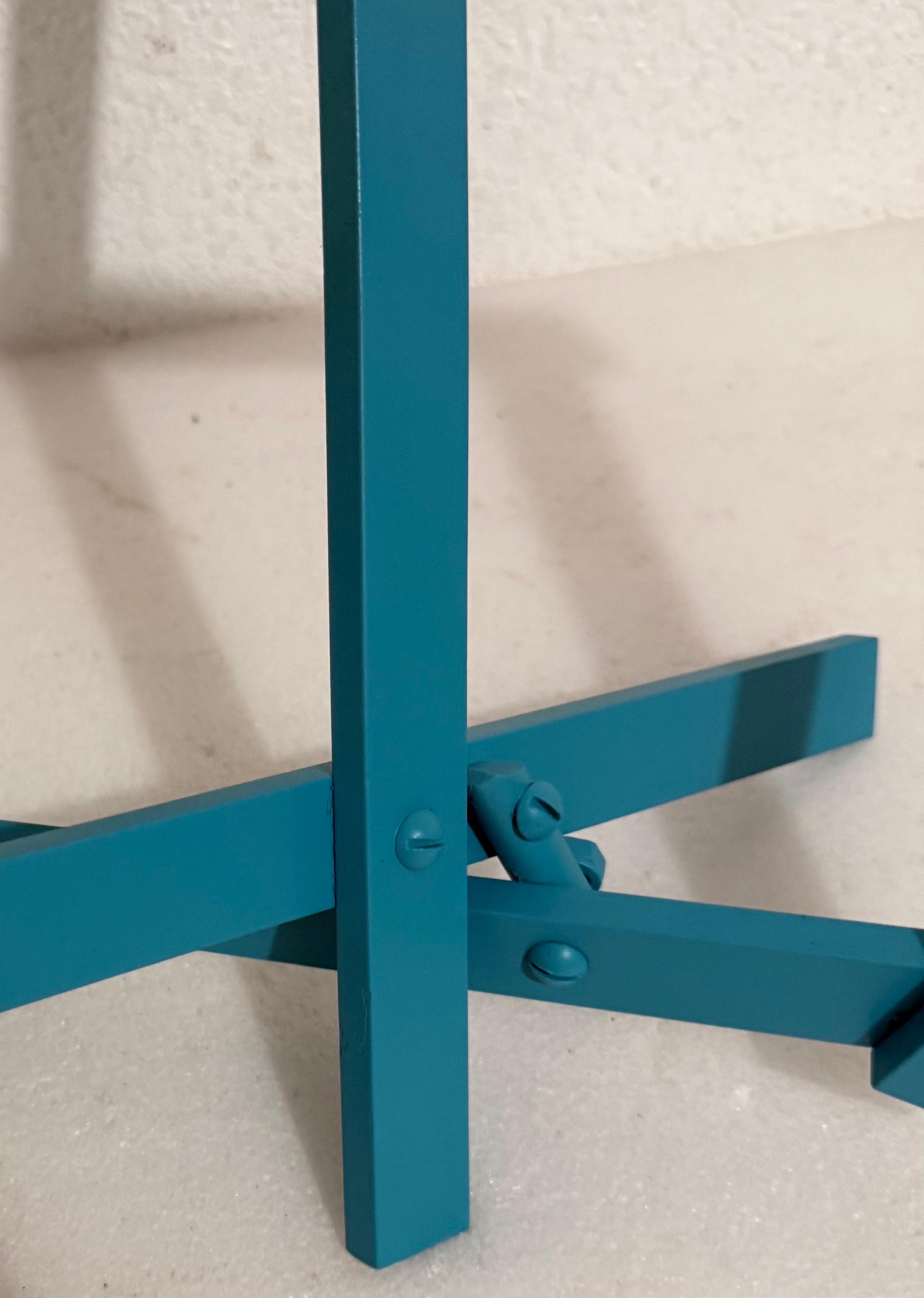 Barras II Escultura geométrica expresionista abstracta pintada a boceto Larry Mohr en venta 3