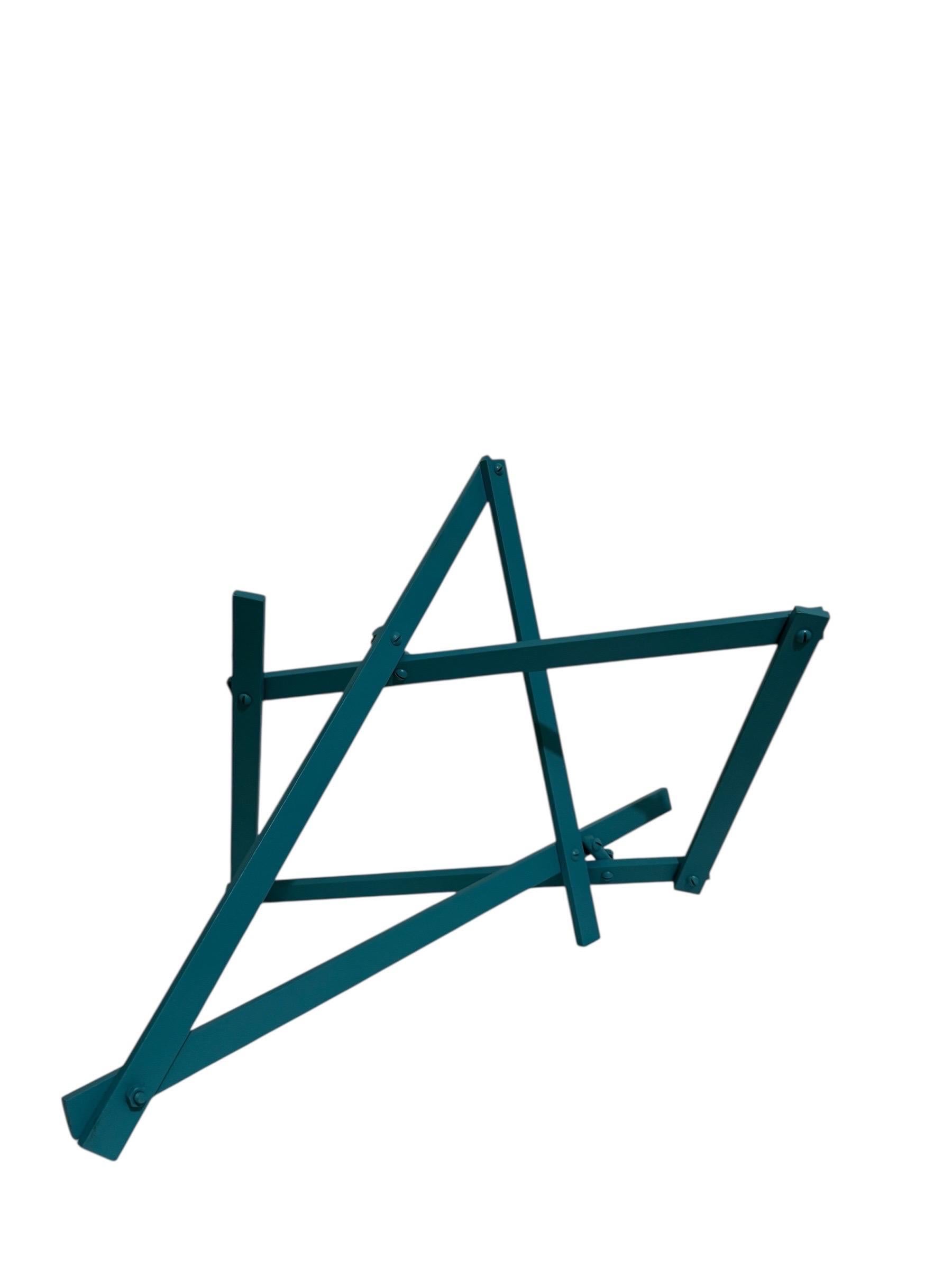 Barras II Escultura geométrica expresionista abstracta pintada a boceto Larry Mohr en venta 7