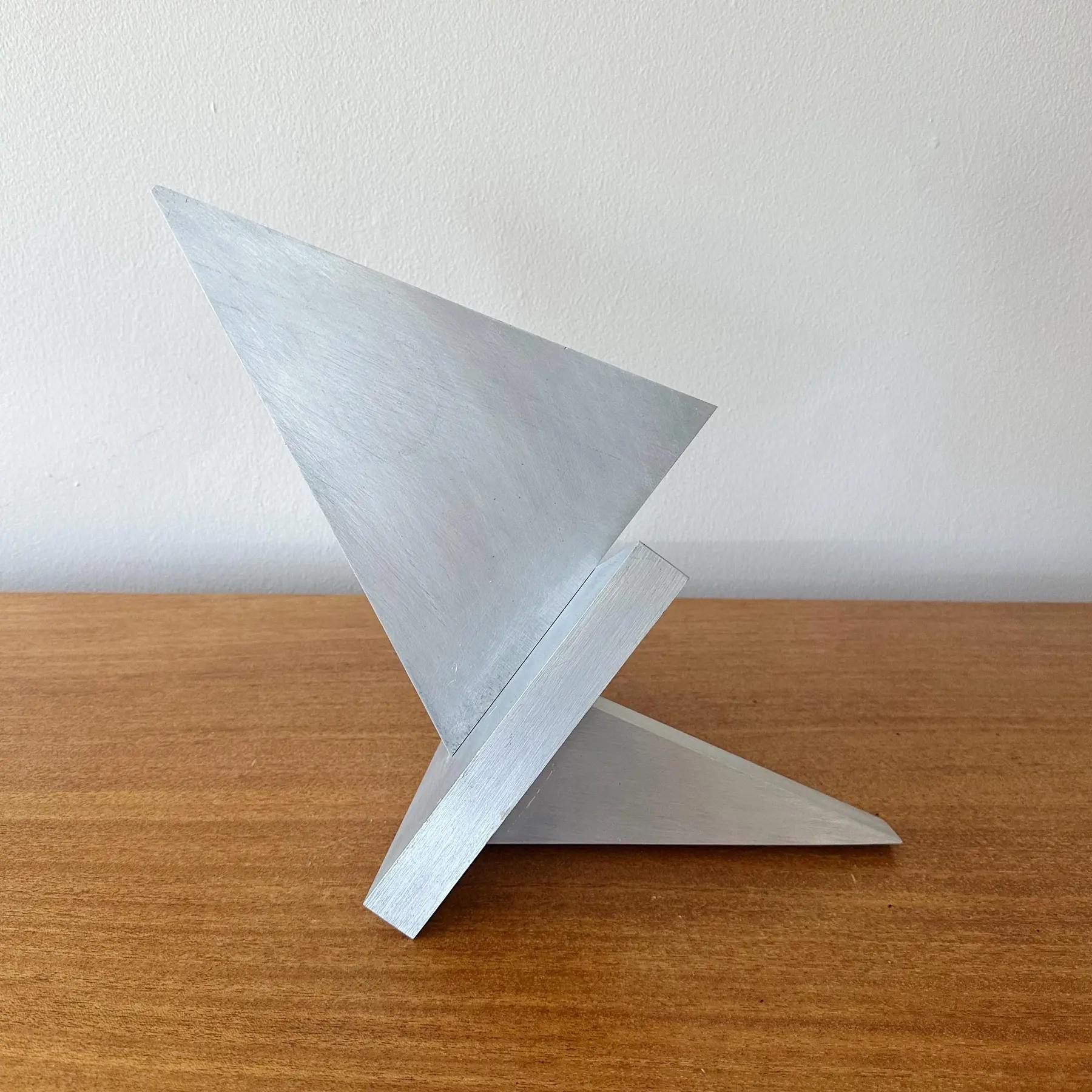 Mid-Century Modern Larry Mohr Abstract Aluminum Sculpture, 1970s For Sale