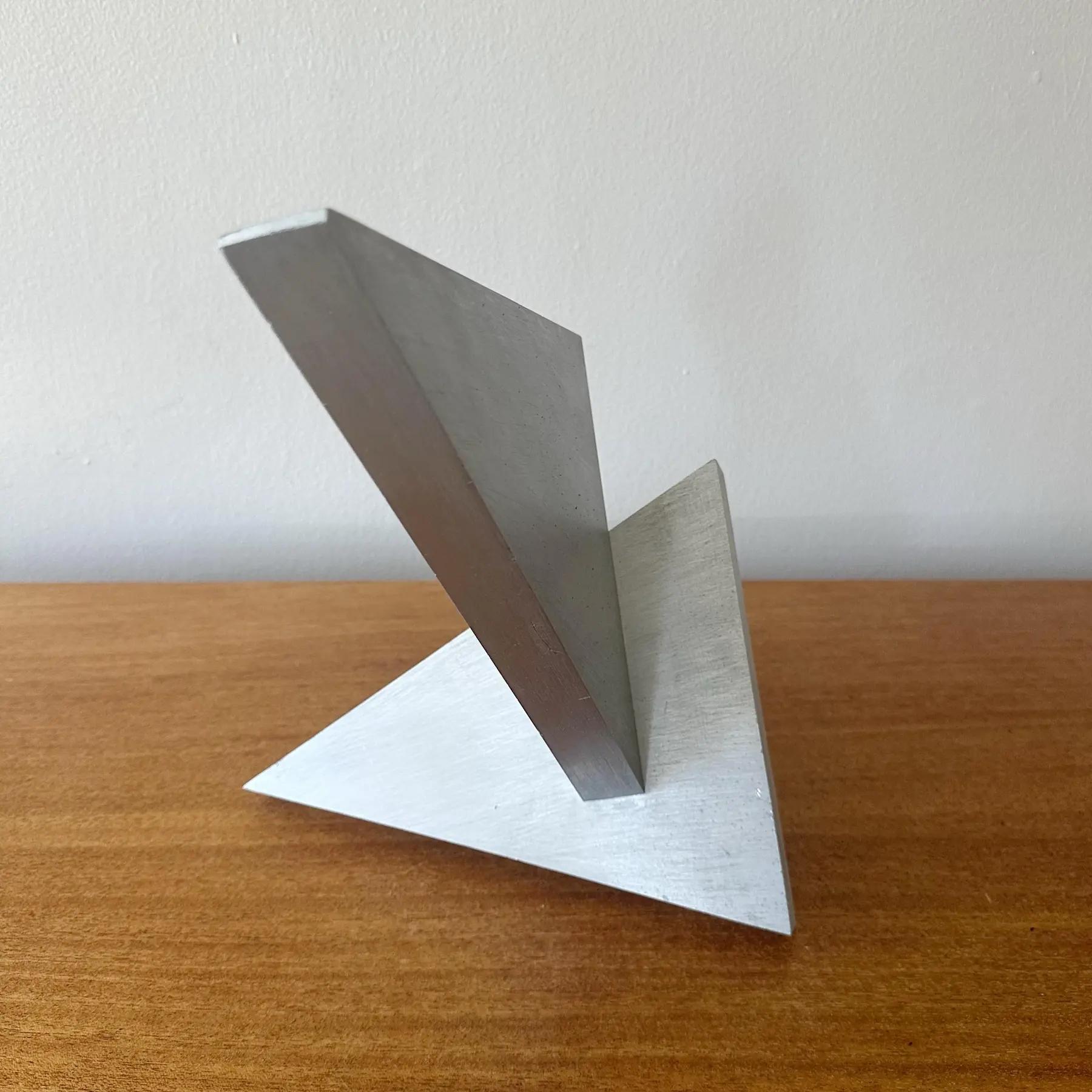American Larry Mohr Abstract Aluminum Sculpture, 1970s For Sale