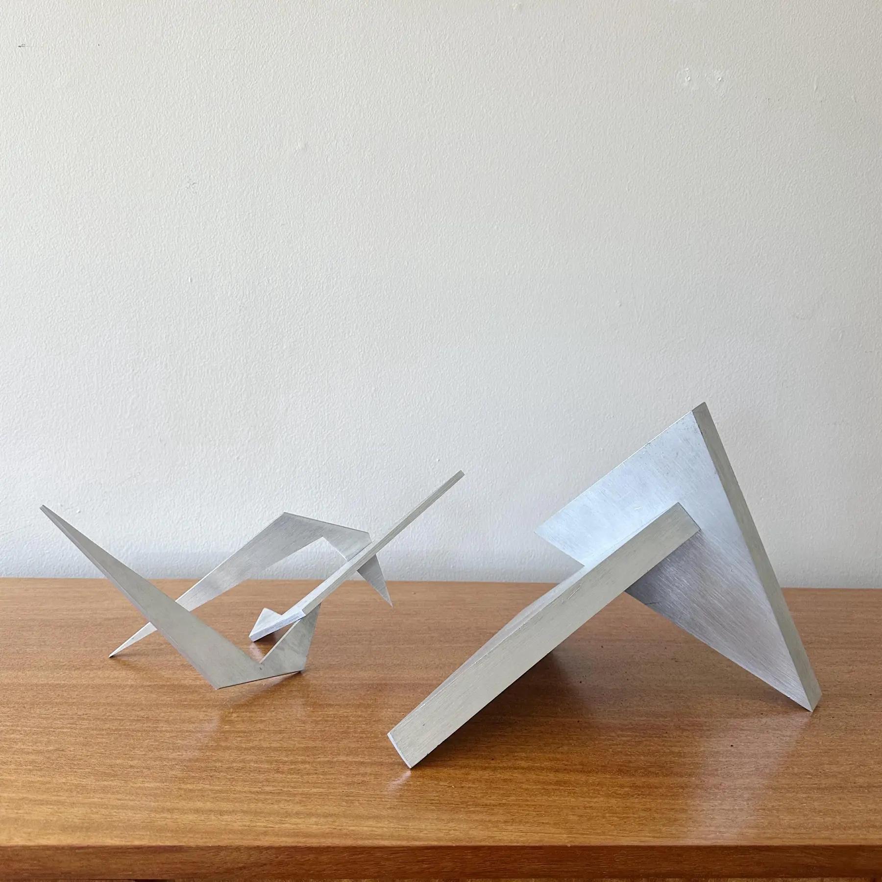 Larry Mohr Abstract Aluminum Sculpture, 1970s For Sale 2