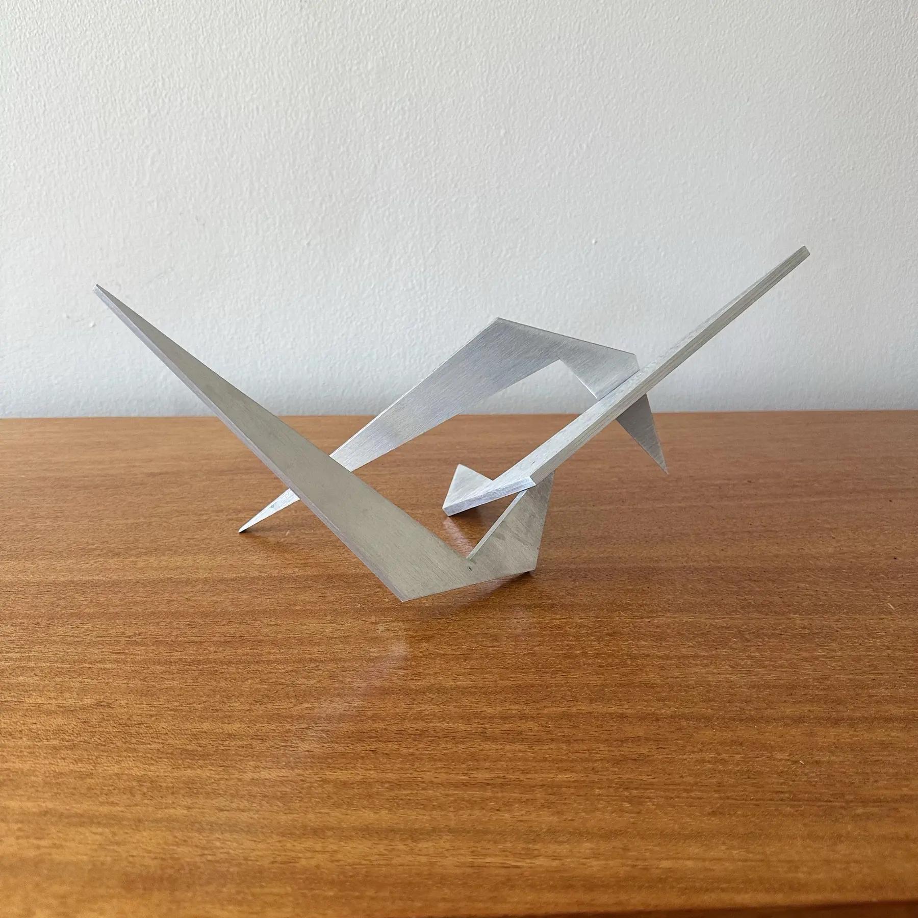 Larry Mohr Aluminum Sculpture, 1978 In Good Condition For Sale In West Palm Beach, FL