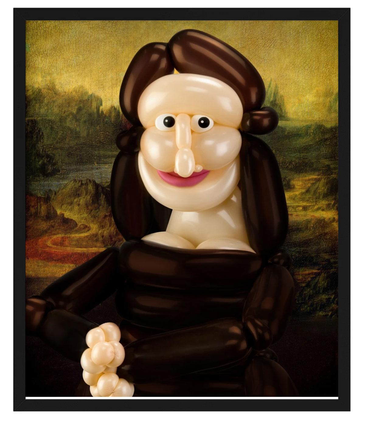Monna Lisa - Portrait Photograph Nero di Larry Moss