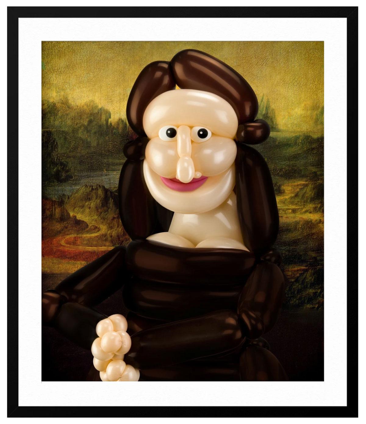 Mona Lisa - Black Portrait Photograph by Larry Moss