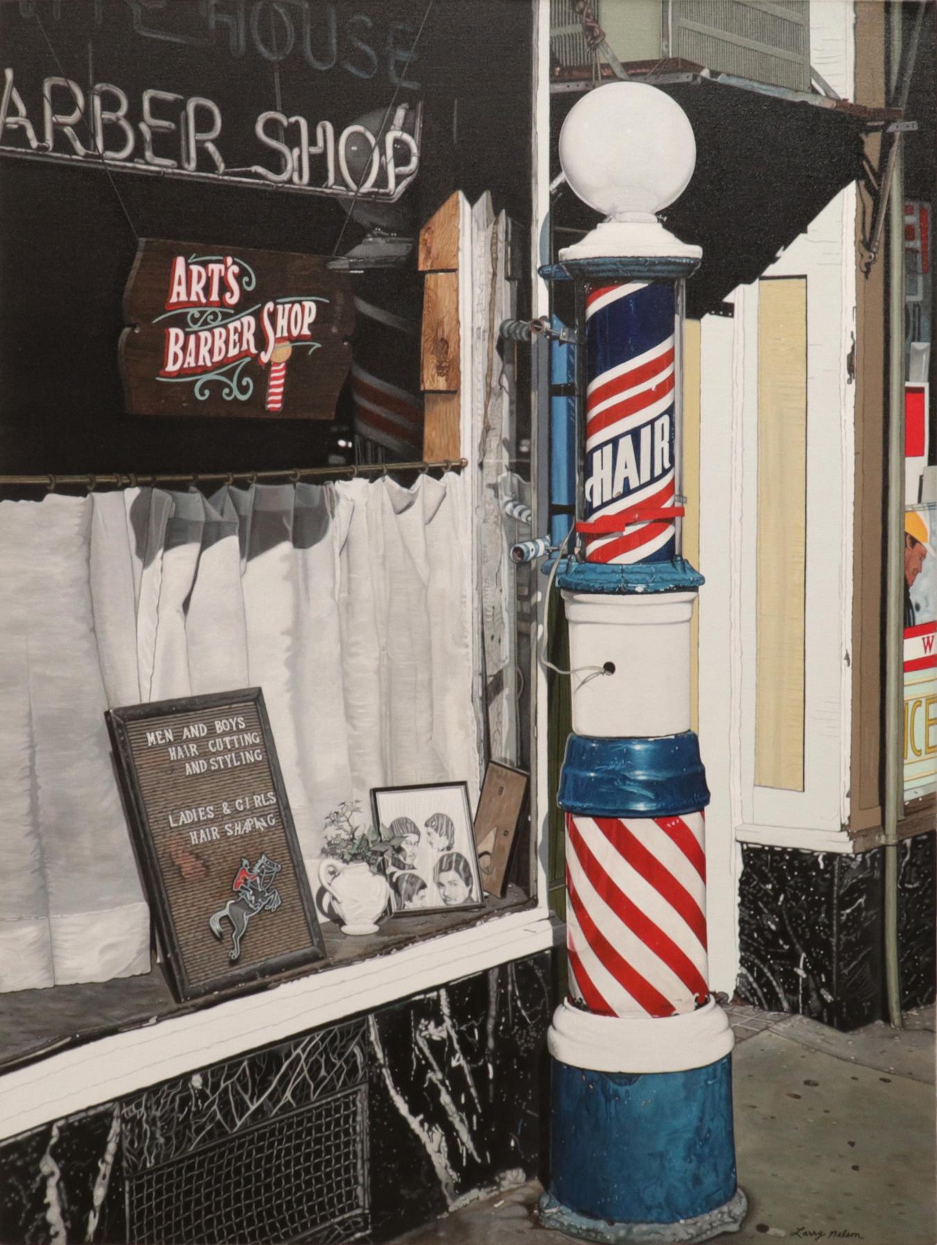 barber painting ideas
