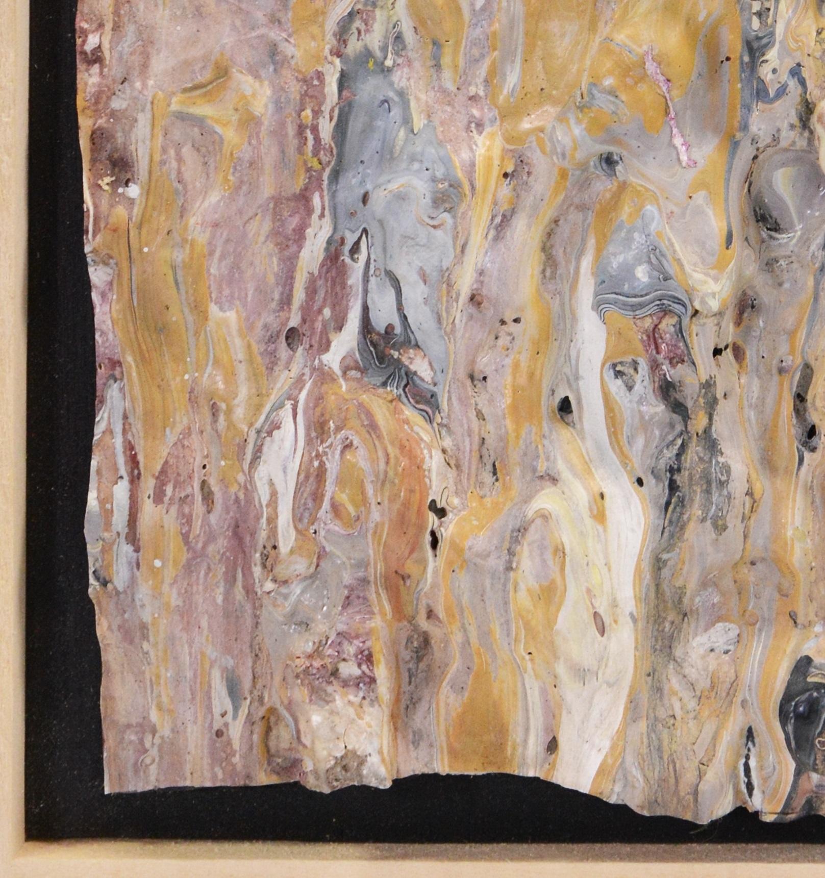 84BS-2 - Brown Abstract Painting by Larry Poons