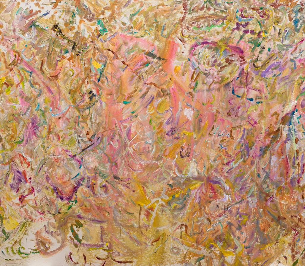 Larry Poons Abstract Painting - Cakewalk