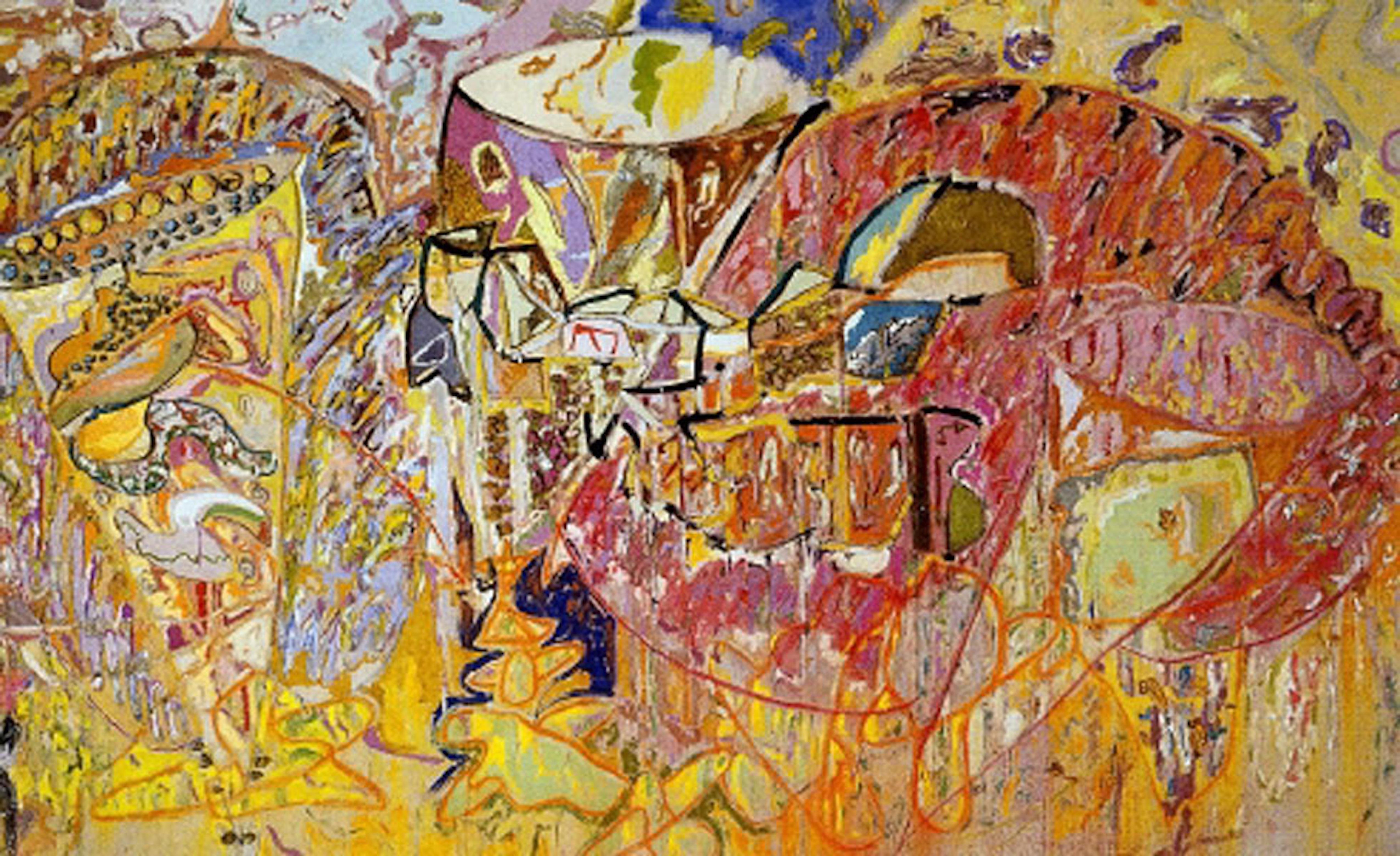 Larry Poons Abstract Painting - Old Dan Tucker