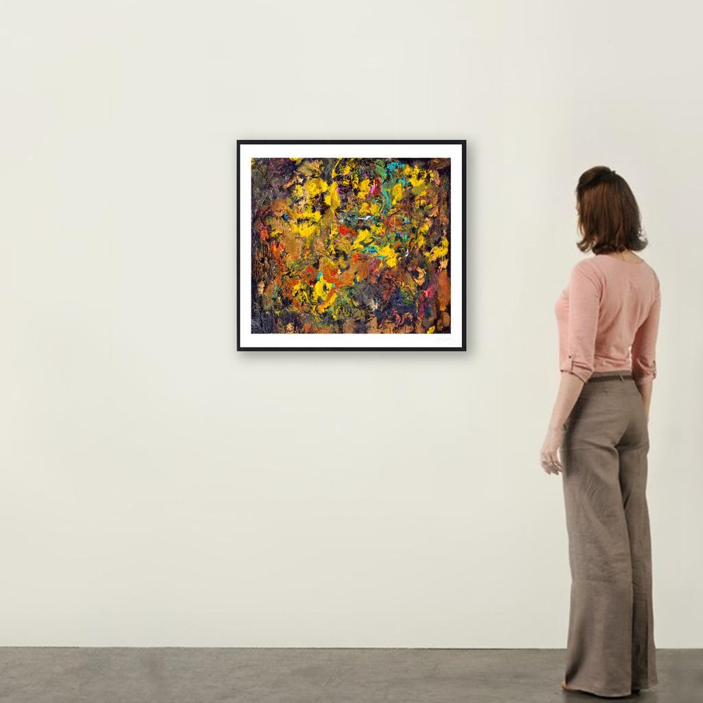 Larry Poons
Cherry Bobalink 
Epson Inkjet print with HDX Ultrachrome inks
Edition of 30
Hand-signed and numbered in pencil on the recto
In mint condition
Published by Triangle Arts Association in consortium with Benefit Print Project.
Printed by