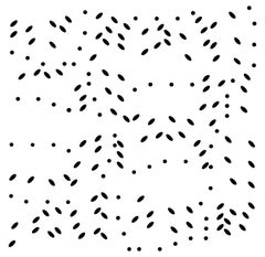 Composición, X + X, Diez obras de diez pintores, Larry Poons