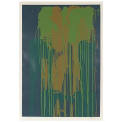 Larry Poons "Green Rush"