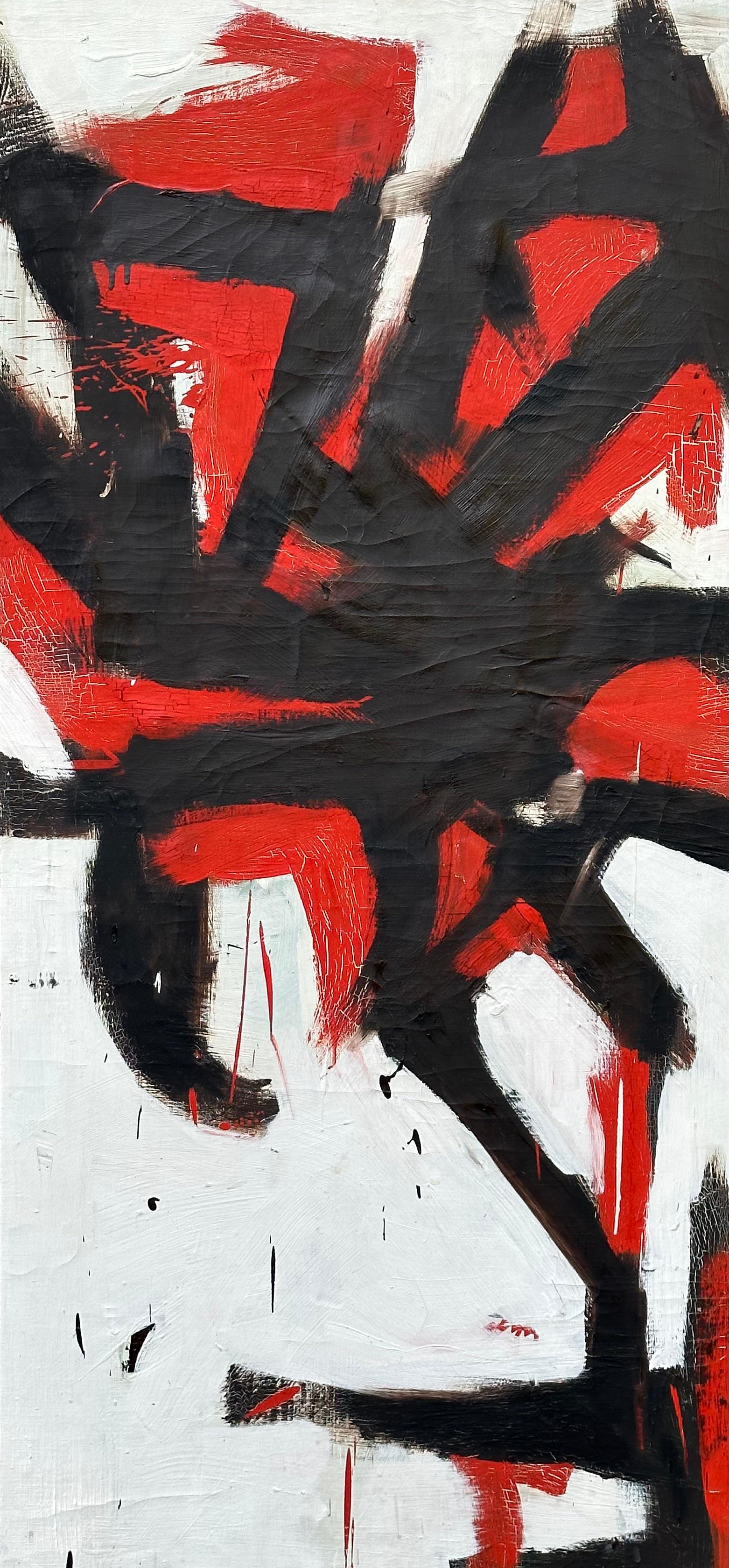 Pégase (peinture expressionniste abstraite) - Painting de Larry Price