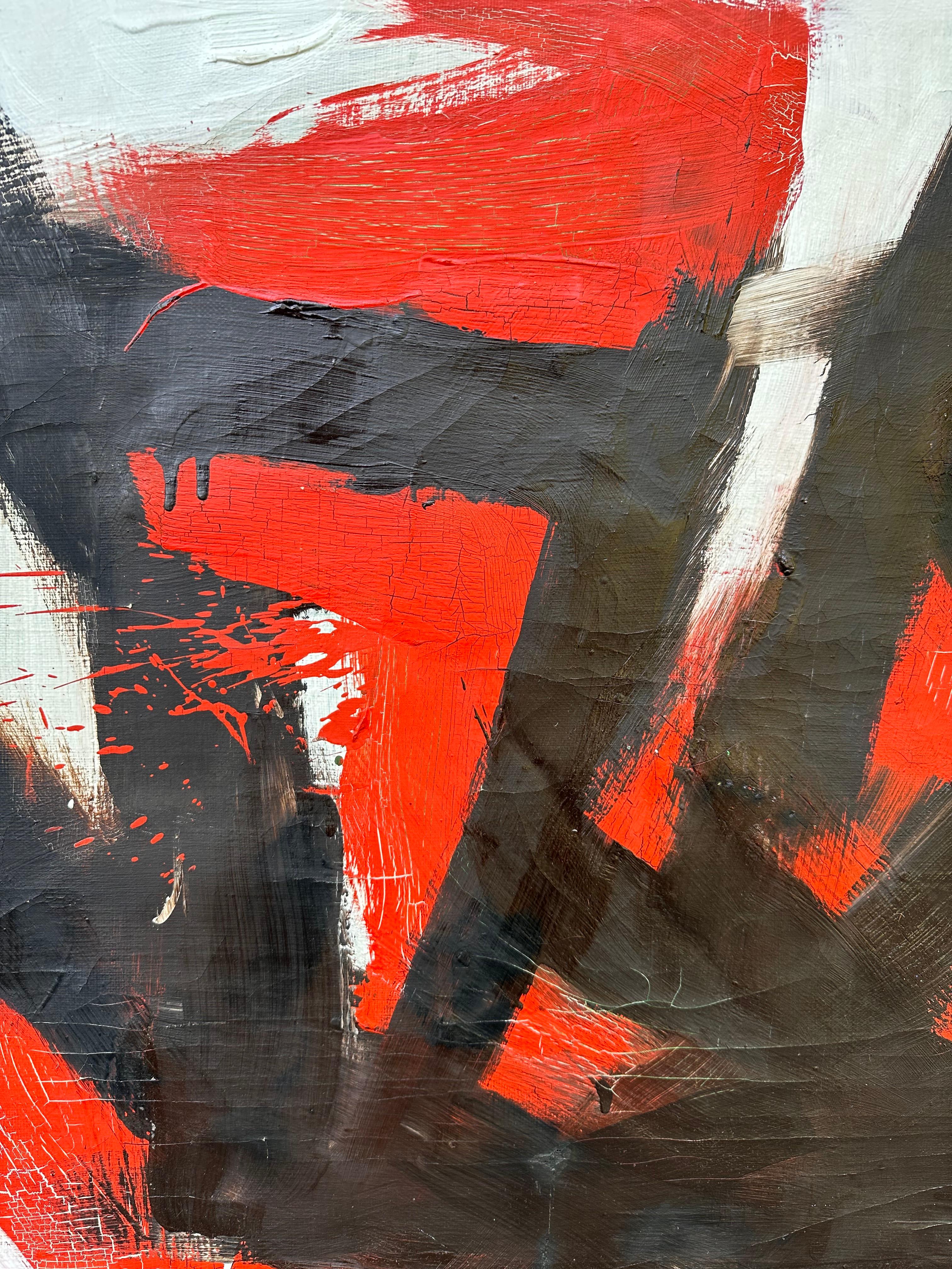 Pégase (peinture expressionniste abstraite) - Expressionnisme abstrait Painting par Larry Price
