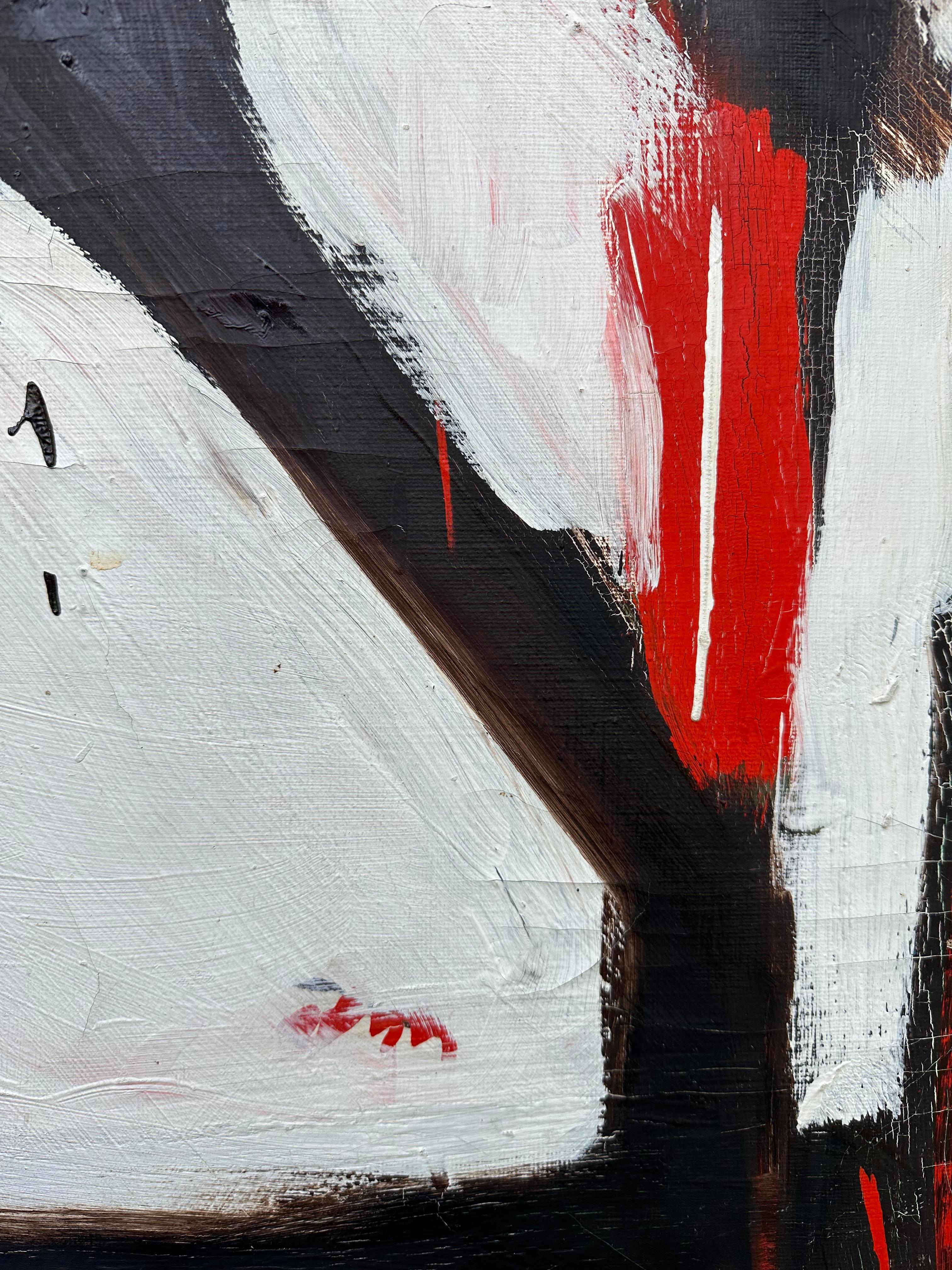 Pégase (peinture expressionniste abstraite) en vente 2