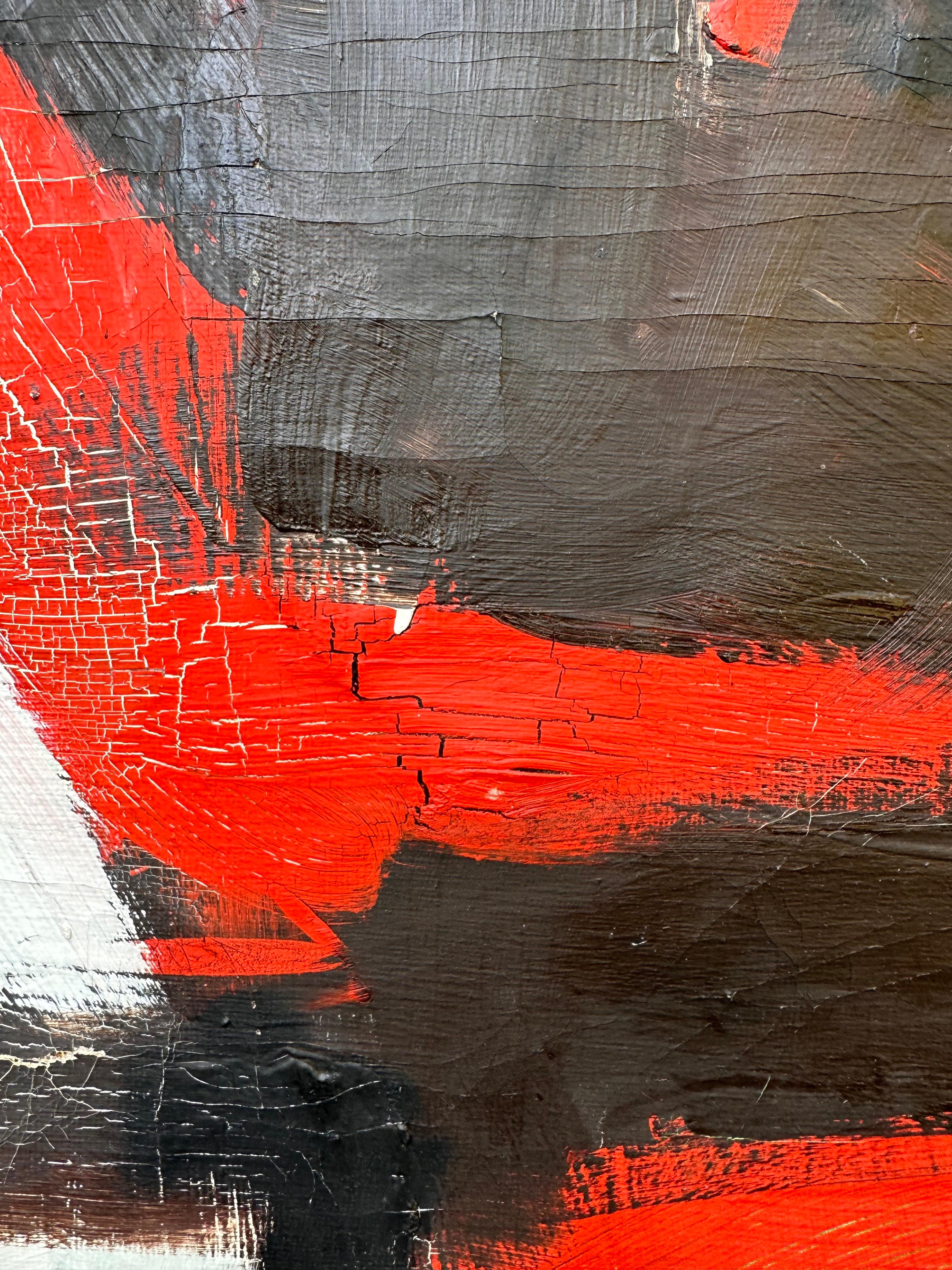 Pégase (peinture expressionniste abstraite) en vente 3