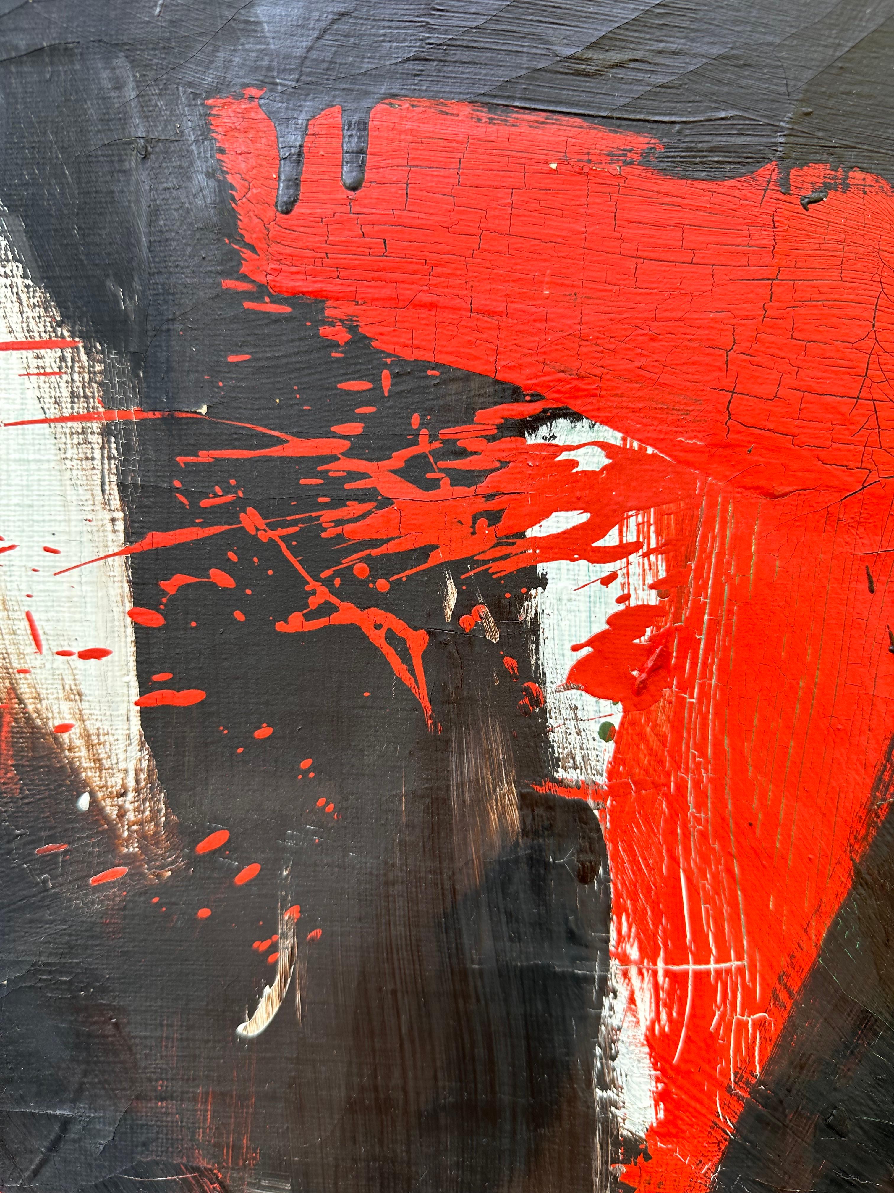 Pégase (peinture expressionniste abstraite) en vente 4
