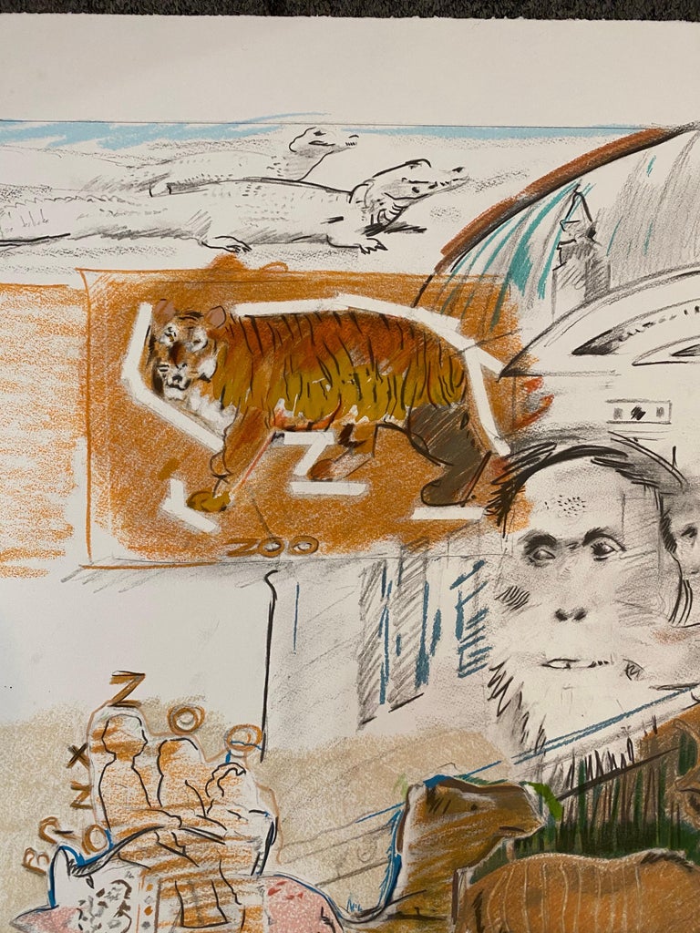 Larry Rivers Bronx Zoo 1983 241/250 For Sale at 1stDibs