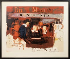 Larry Rivers - Dutch Masters (Presidents) 1991. Serigrafía firmada sobre papel, n.º 78/95