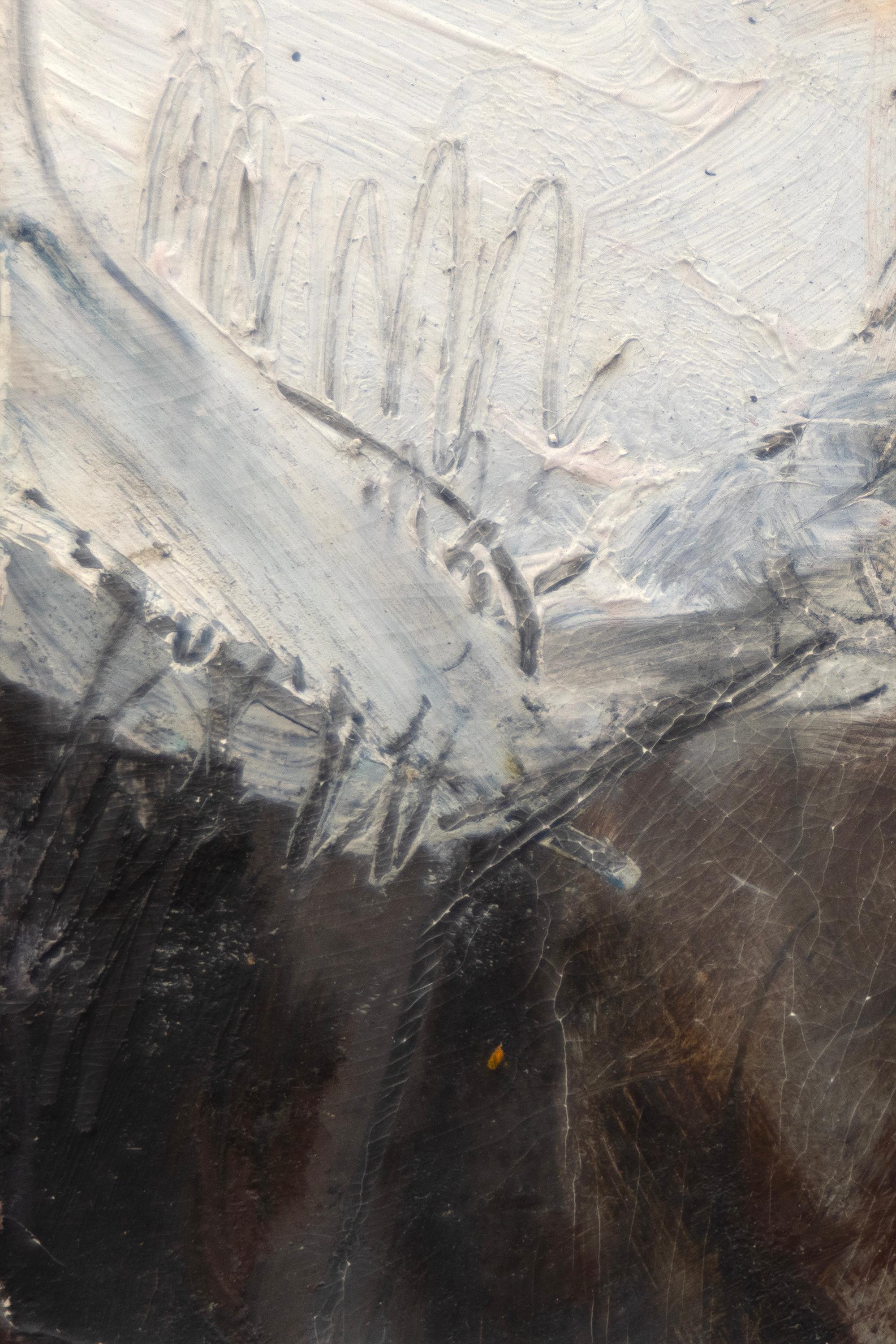 L'ultimo veterano della Guerra Civile - Abstract Painting Nero di Larry Rivers