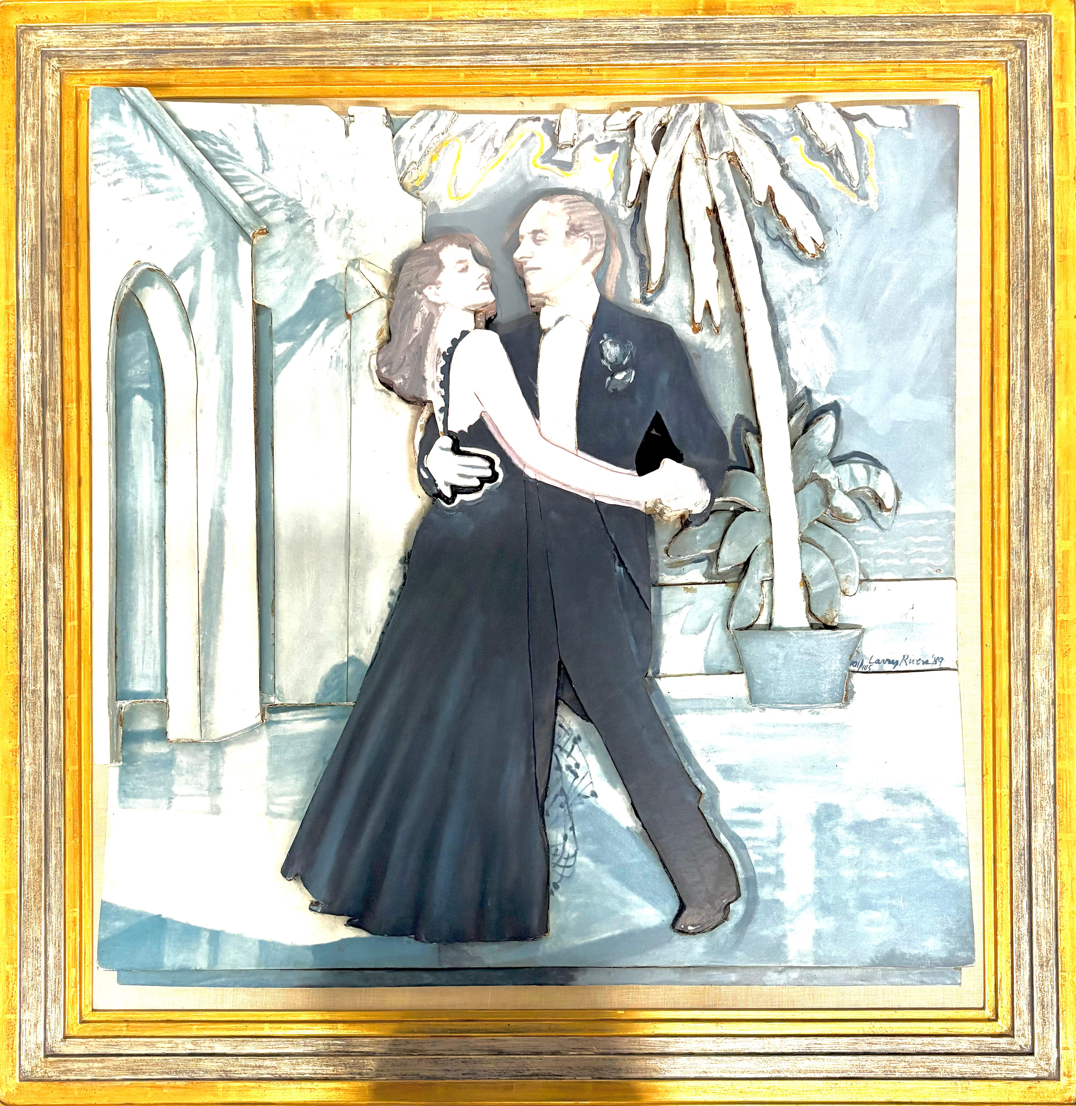 “Make Believe Ballroom” - Painting by Larry Rivers